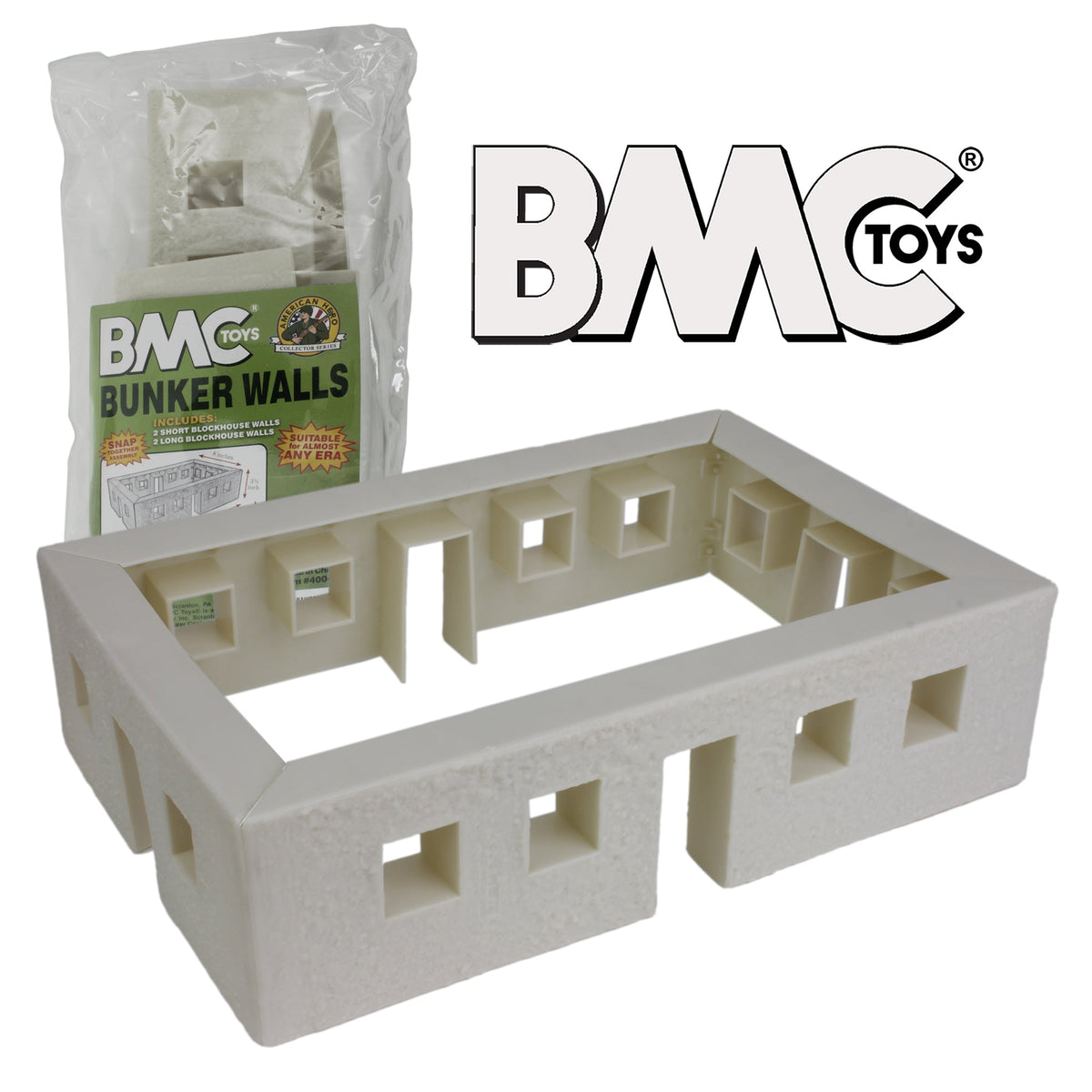 BMC Toys WW2 D-Day Bunker Walls Main