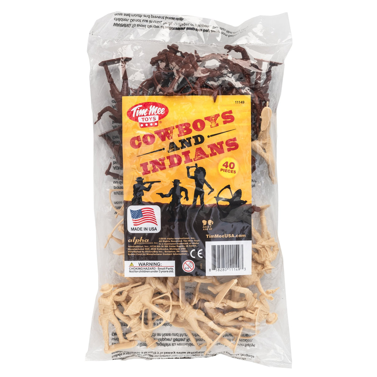 Tim Mee Toy Cowboy Indian Tan Rust Package 2021