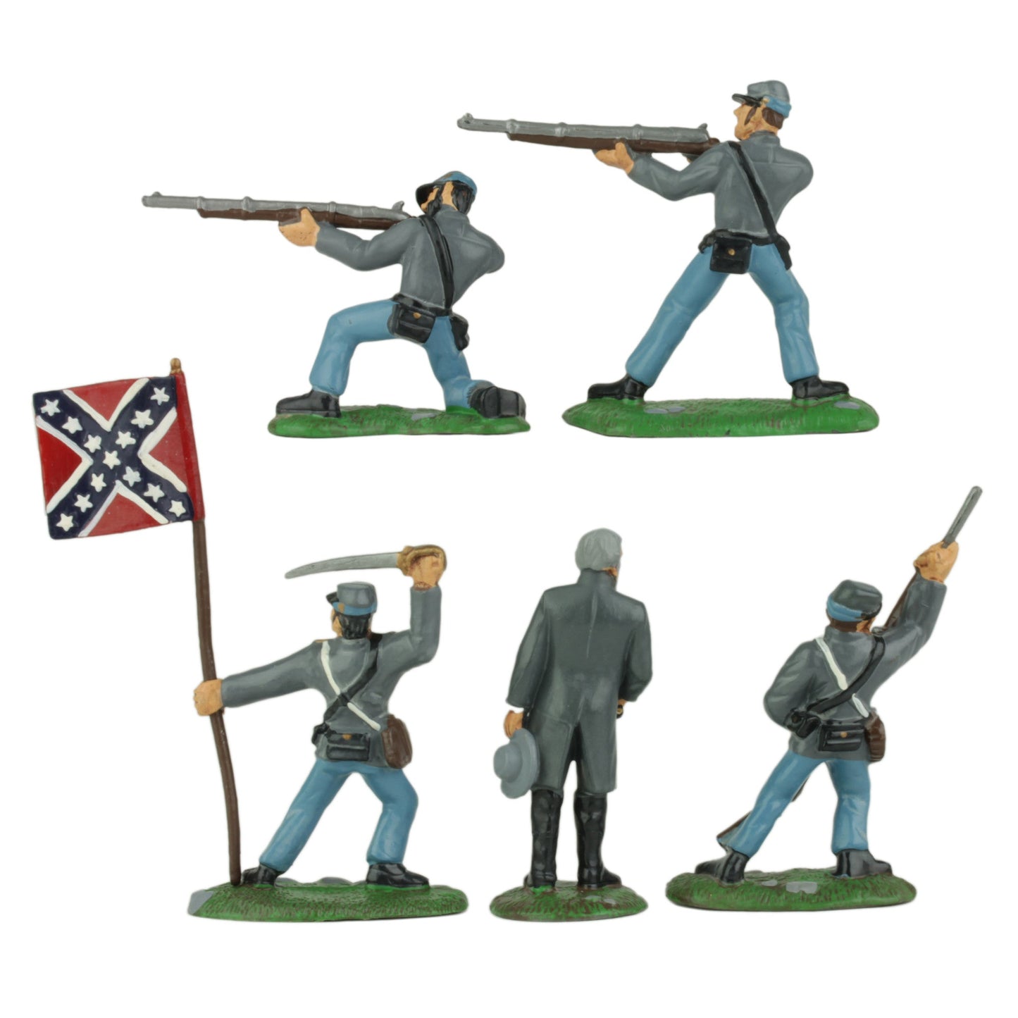 BMC Toys American Civil War Painted Confederate Back