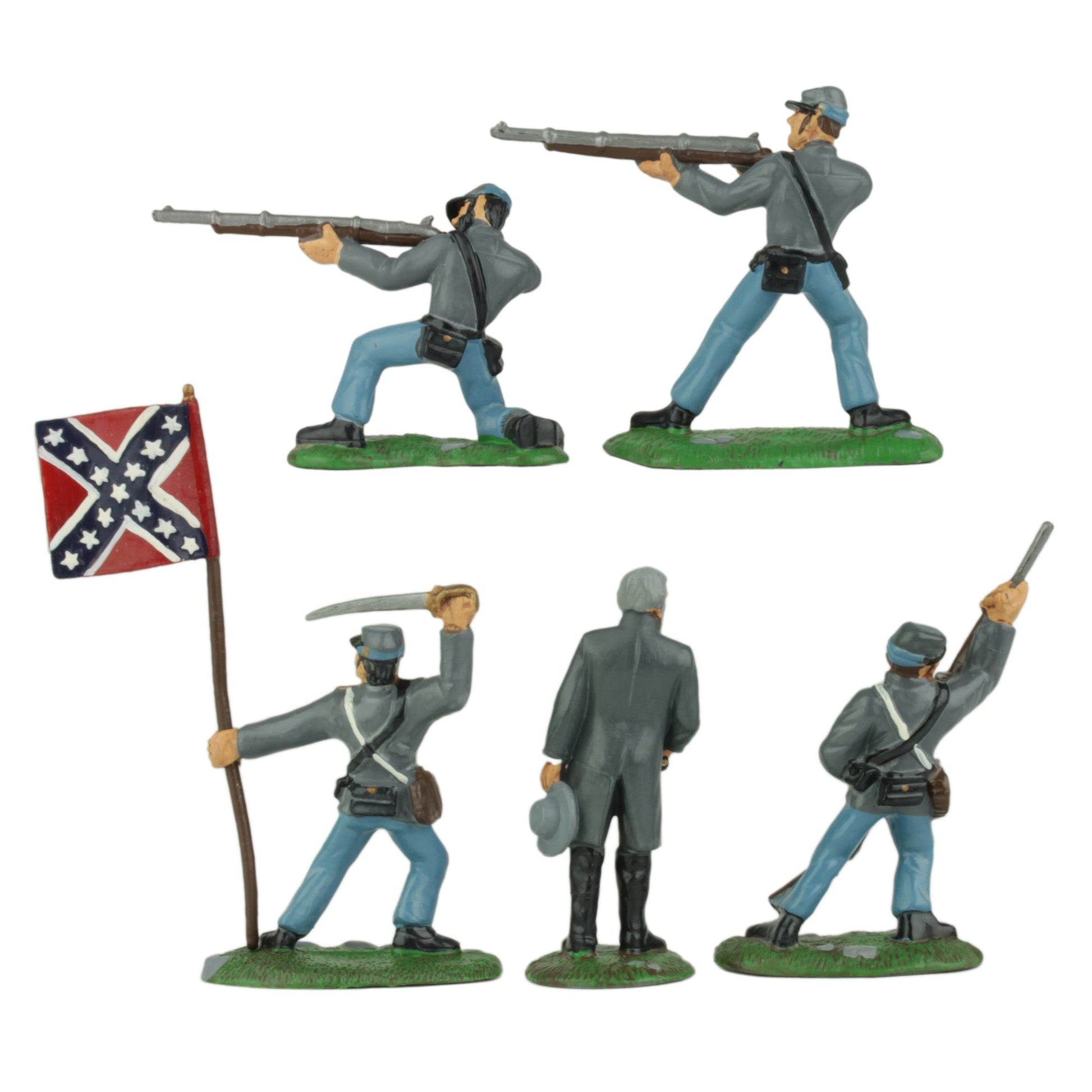 BMC Toys American Civil War Painted Confederate Back