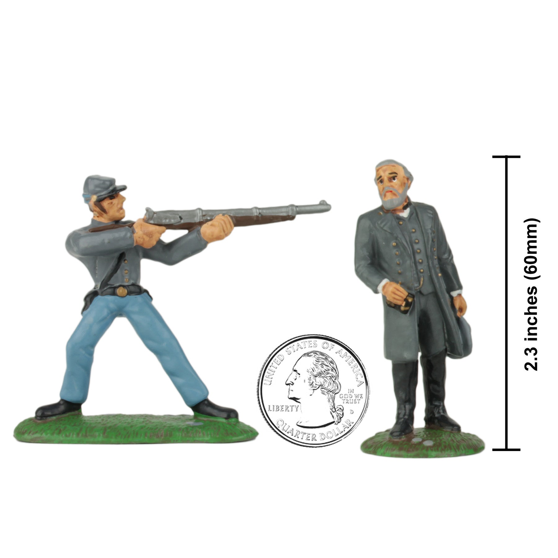 BMC Toys American Civil War Painted Confederate Scale