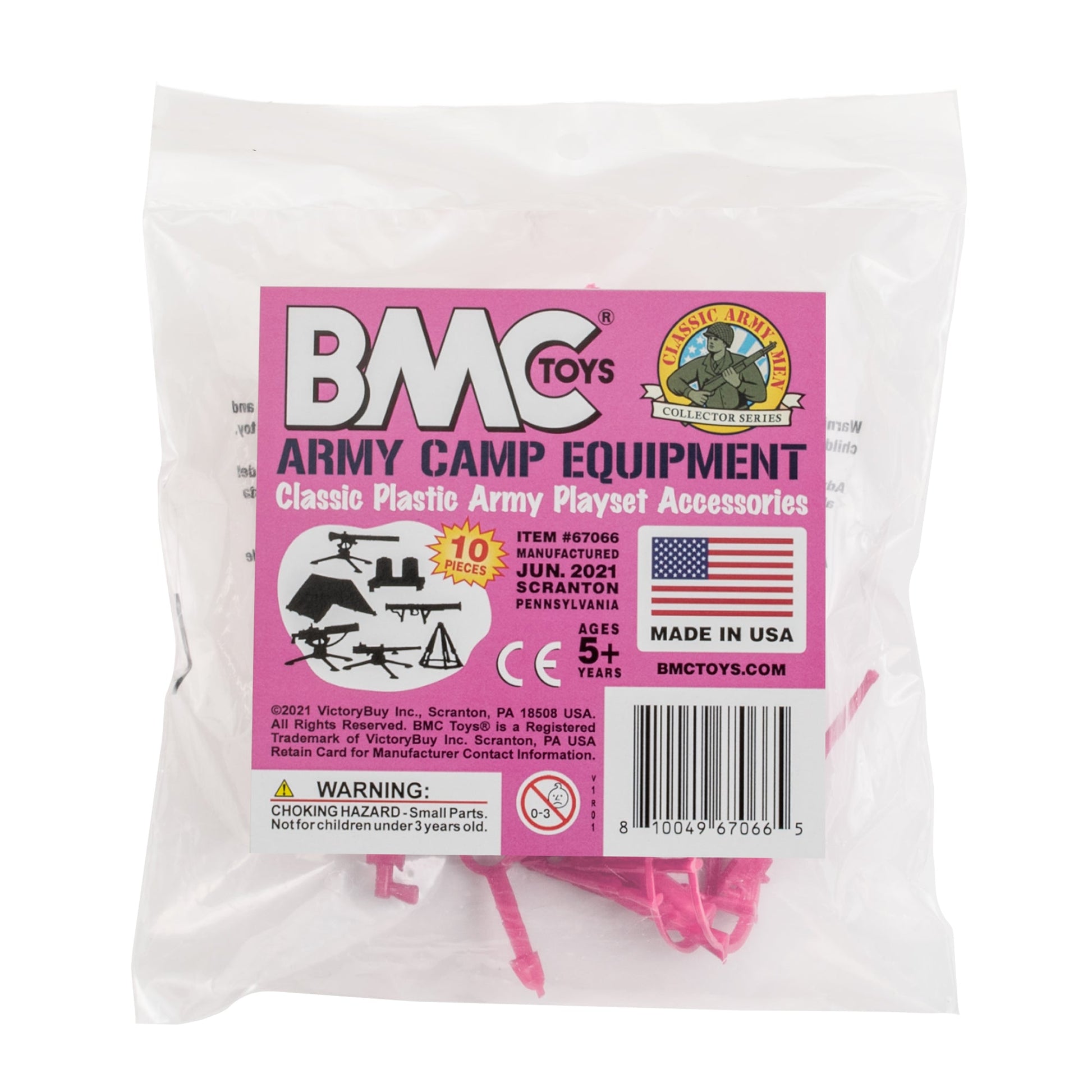 BMC Toys Classic Marx Army Camp Pink Package