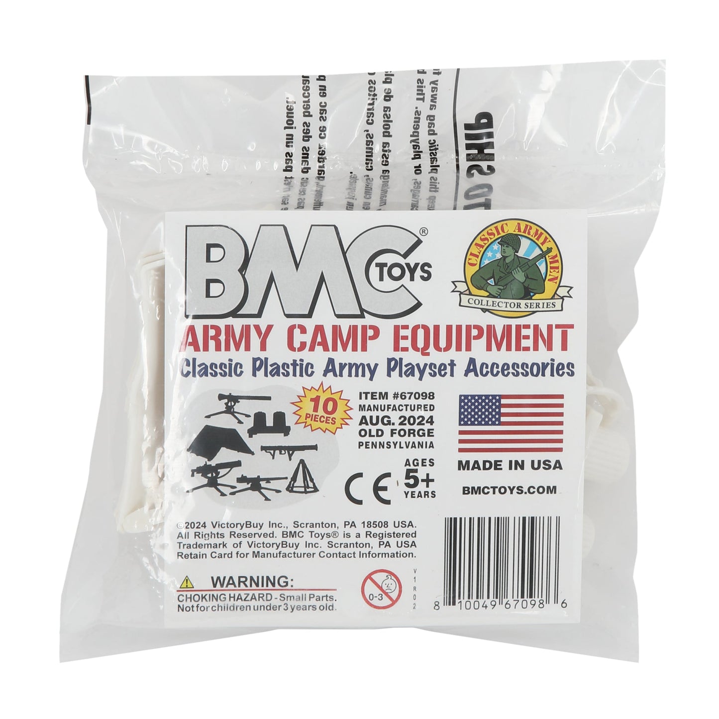 BMC Toys Classic Marx Army Camp White Color Package