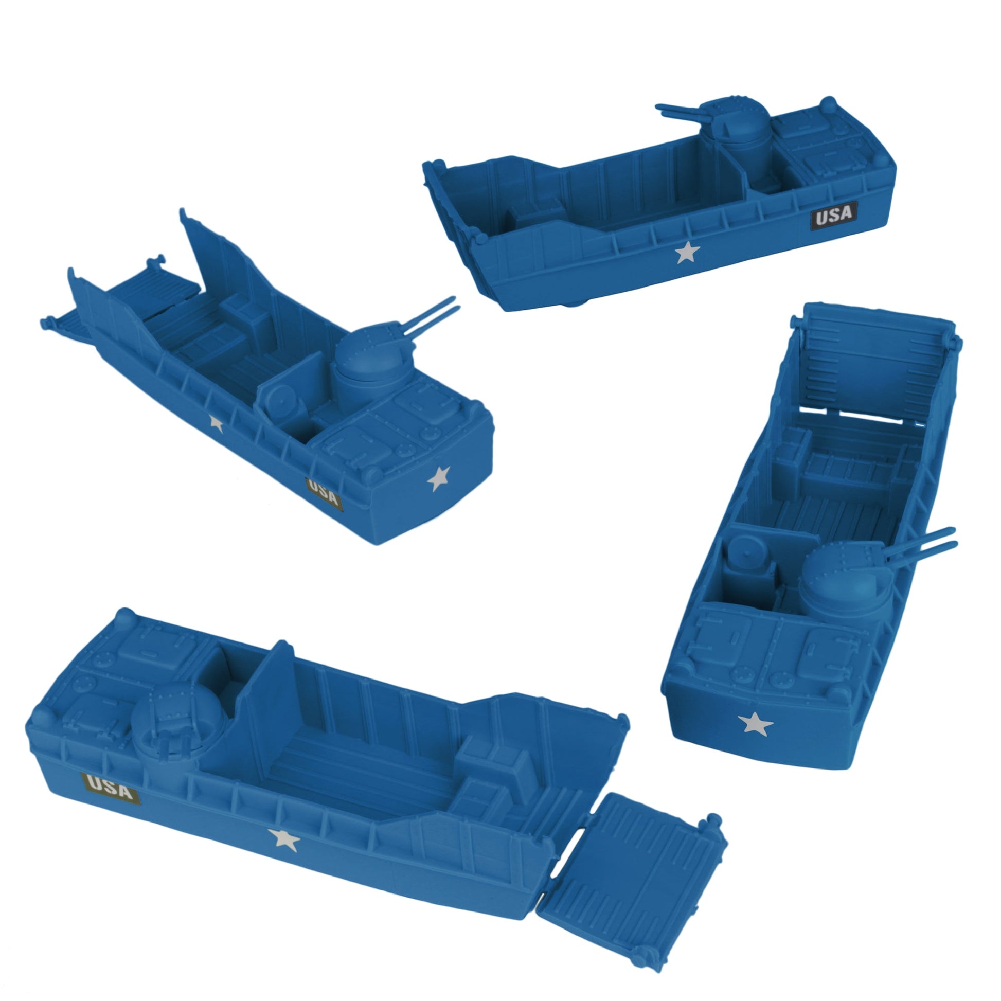 BMC Toys Classic Marx Landing Craft Blue Vignette