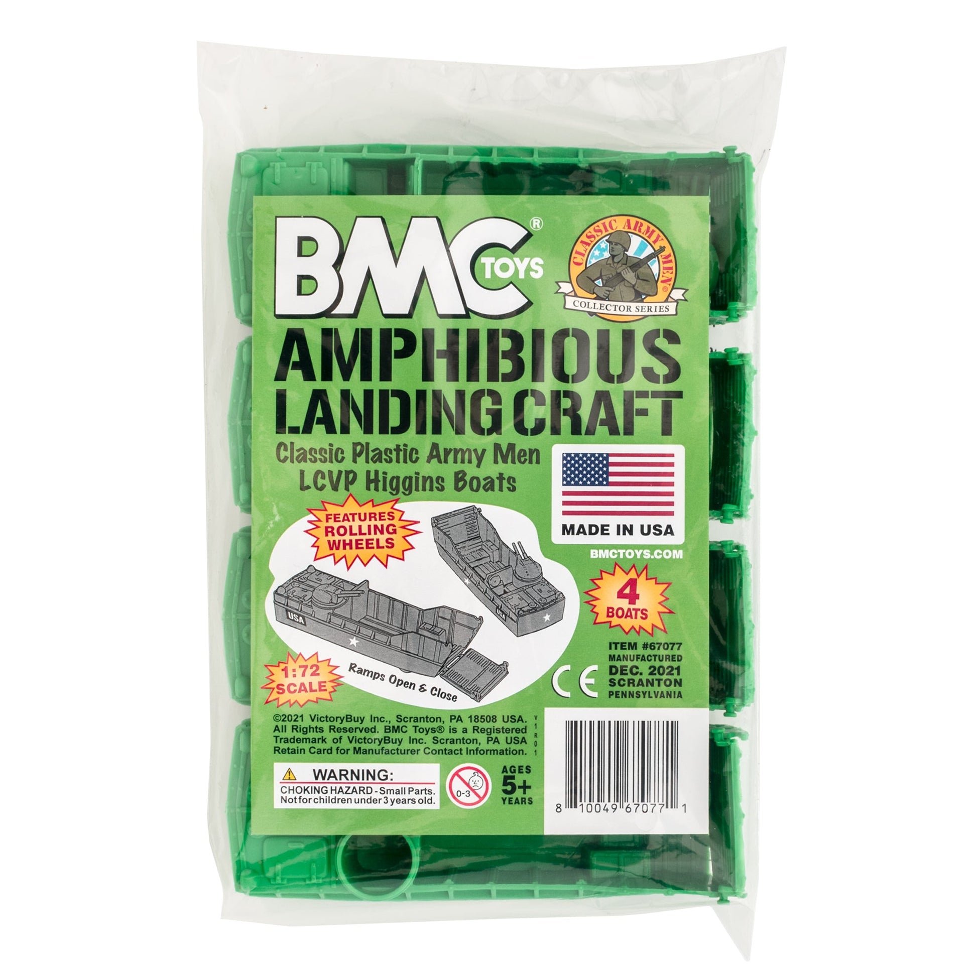 BMC Toys Classic Marx Landing Craft Green Package