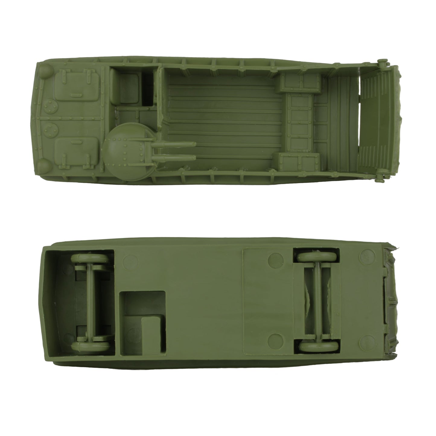 BMC Toys Classic Marx Landing Craft OD Green Top Bottom