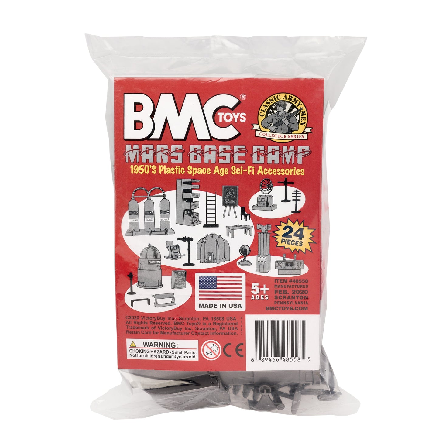 BMC Toys Classic Marx Mars Basecamp Package