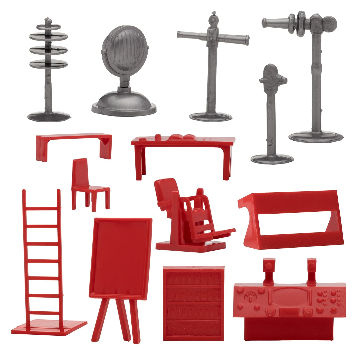 BMC Toys Classic Marx Mars Basecamp Red Color Space Academy Accessories Close Up View