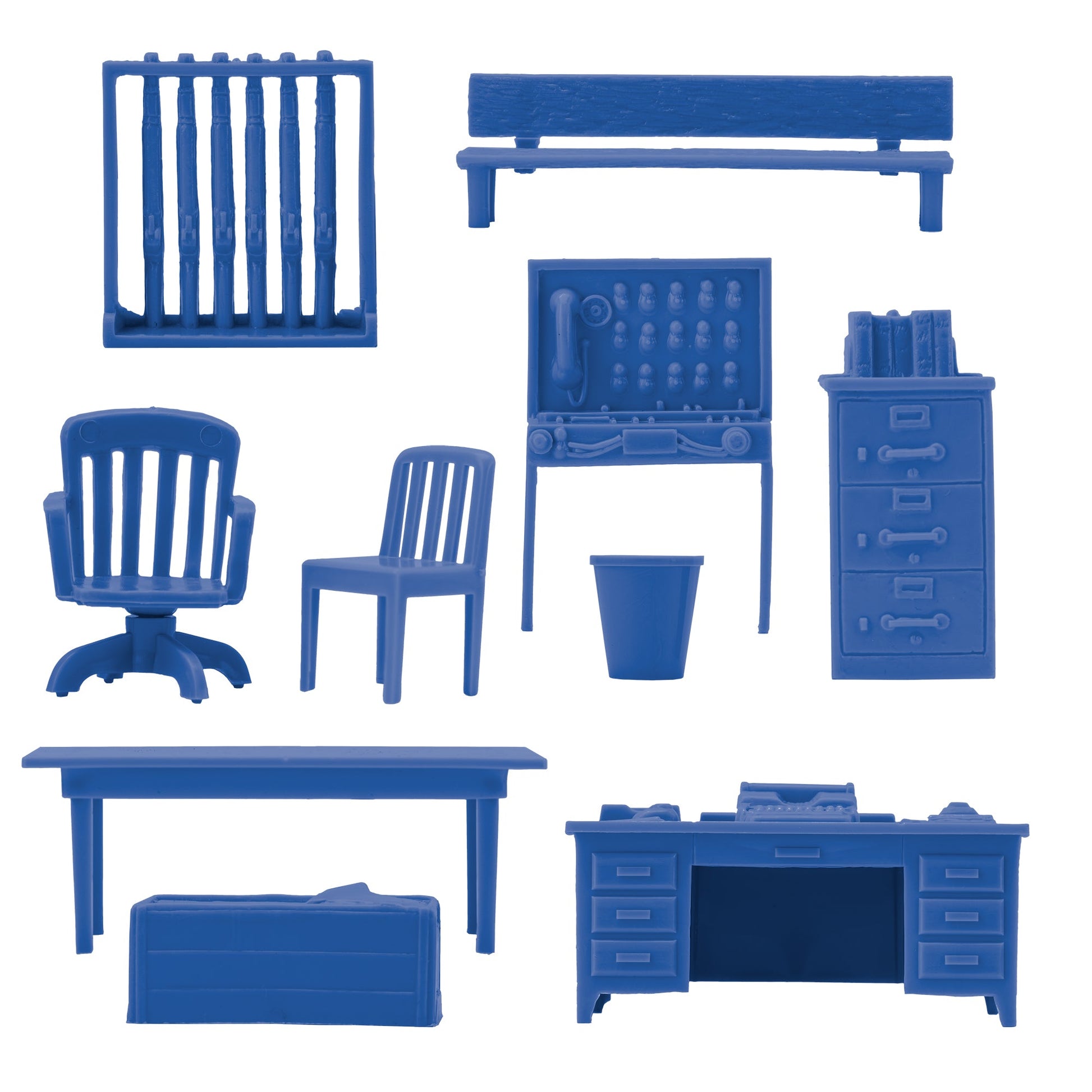 BMC Classic Marx Military Basecamp HQ Blue Color Furniture