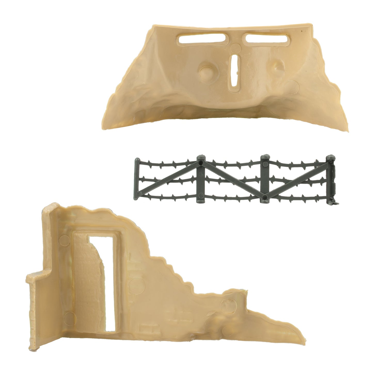 BMC Toys Classic Marx WW2 Axis Ambush Tan Back