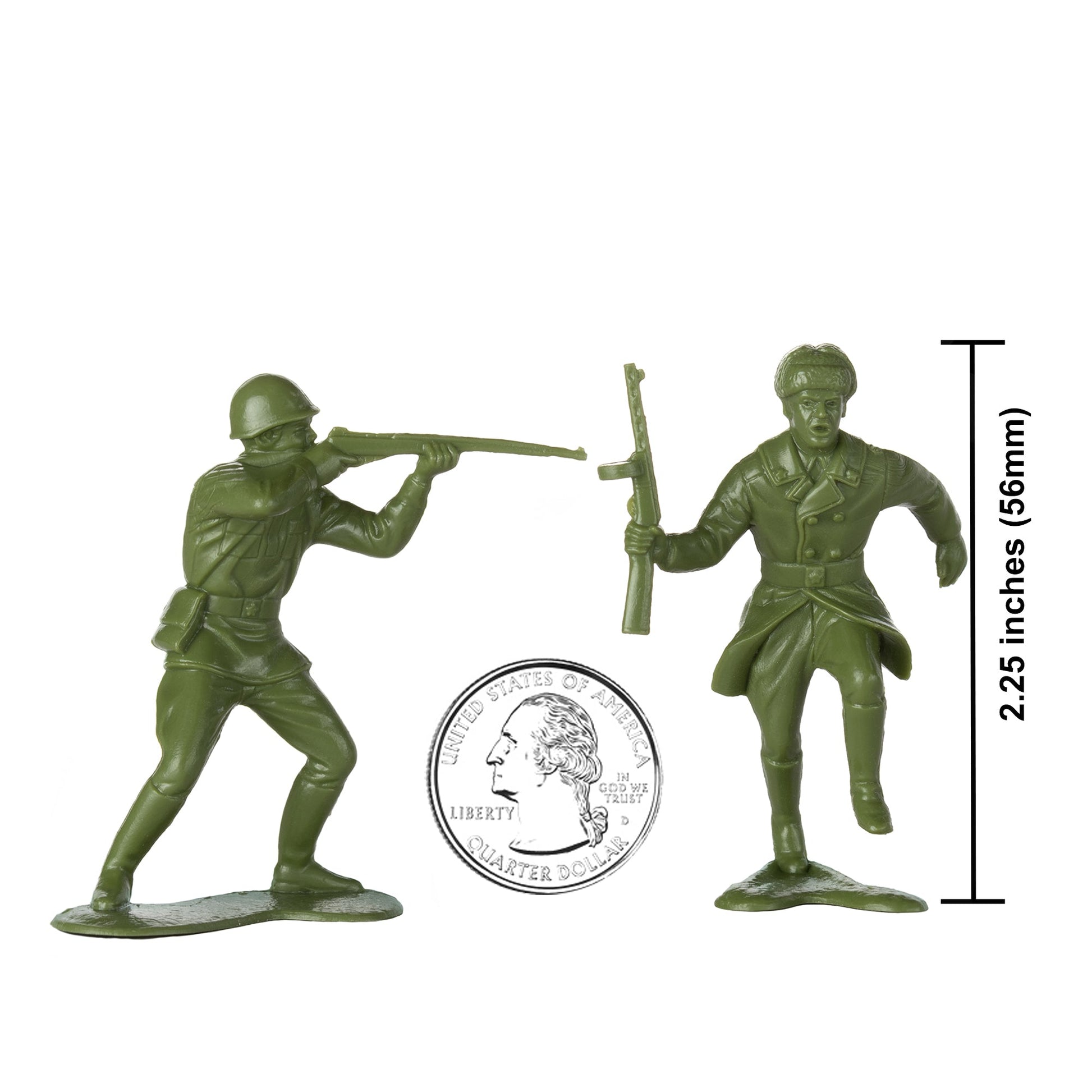 BMC Toys Classic Marx WW2 Russian OD Green Scale