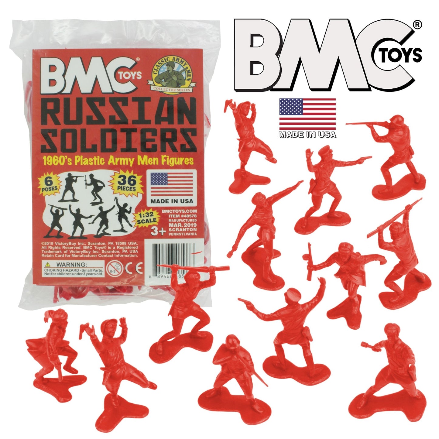 BMC Toys Classic Marx WW2 Russian Red Main