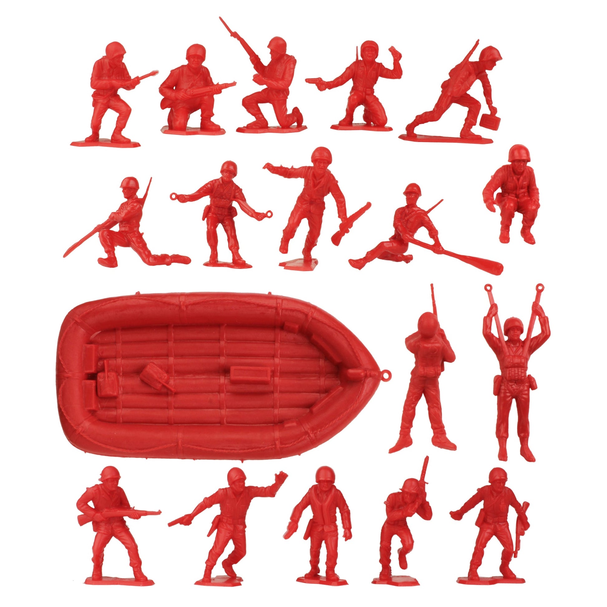 BMC Toys Classic Marx WW2 Soldiers Red Close Up