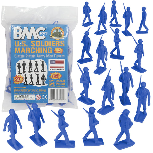 BMC Toys Classic Marx WW2 Us Marching Blue Main Image