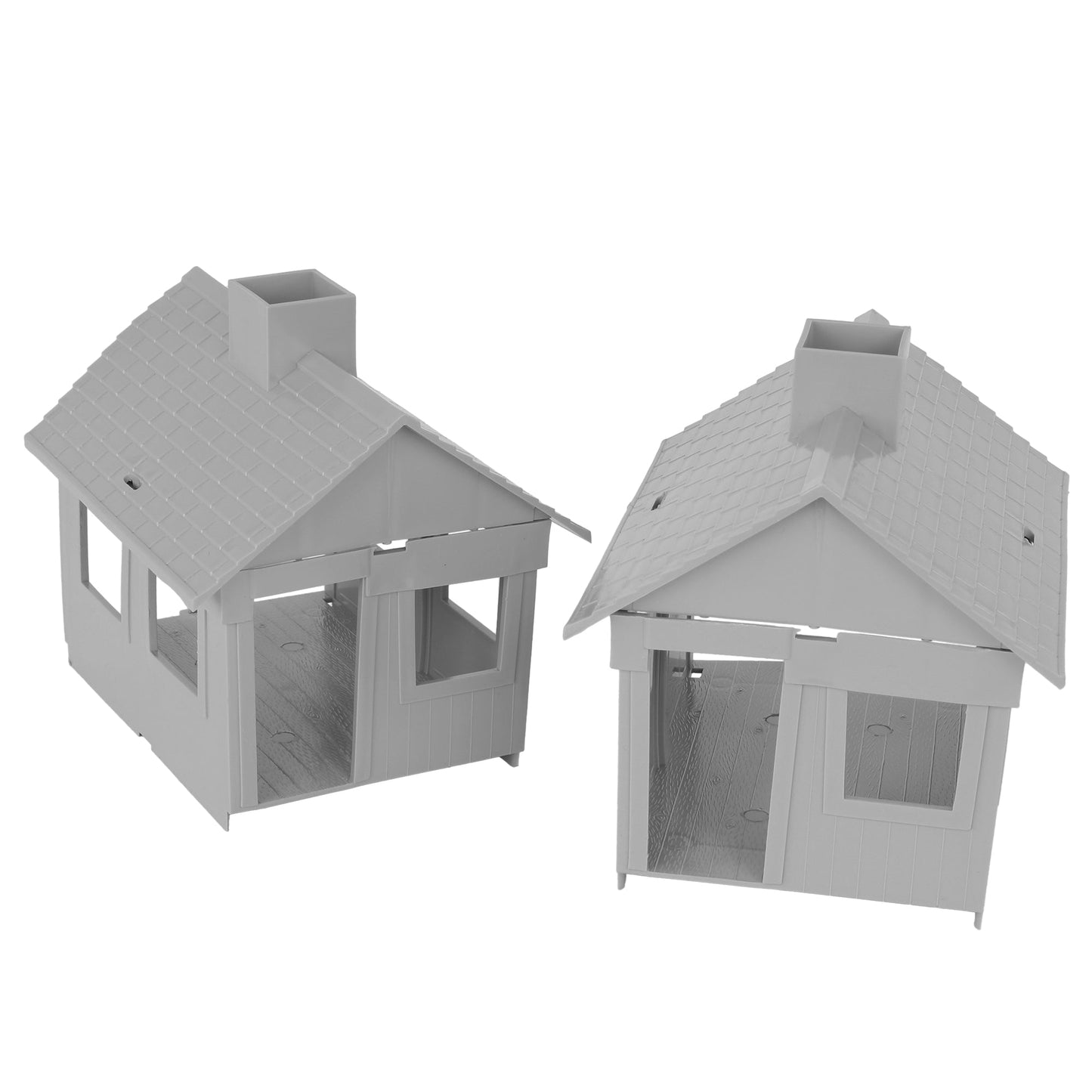 BMC Classic MPC Bunkhouse Cabin Gray Color Front Views