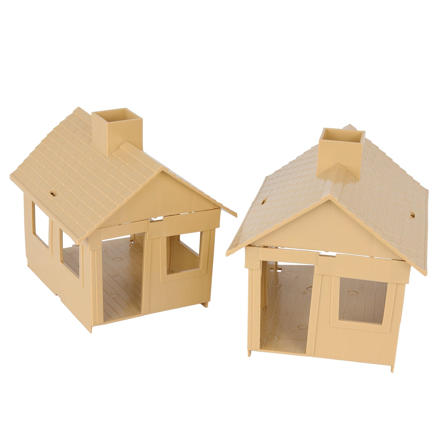 BMC Classic MPC Bunkhouse Cabin Tan Color Front Views