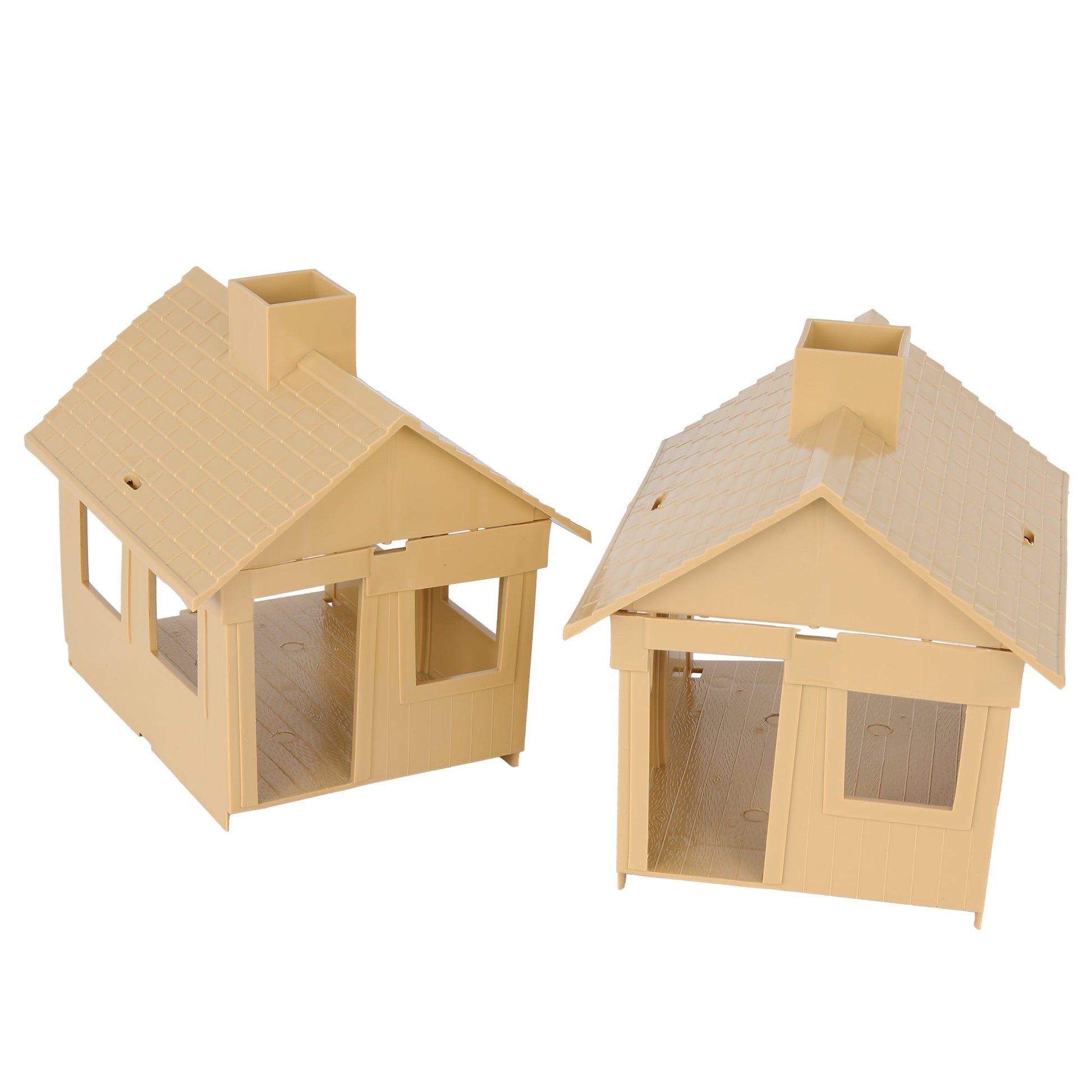 BMC Classic MPC Bunkhouse Cabin Tan Color Front Views