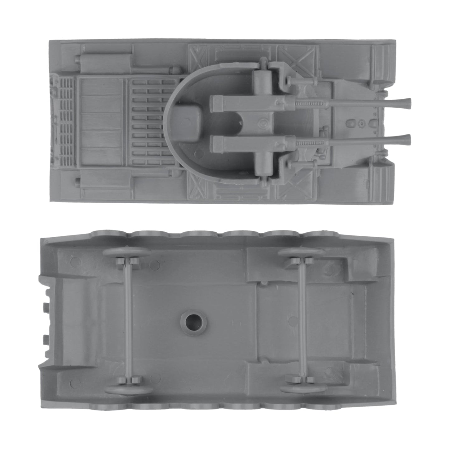 BMC Toys Classic Payton Tanks Gray Top Bottom