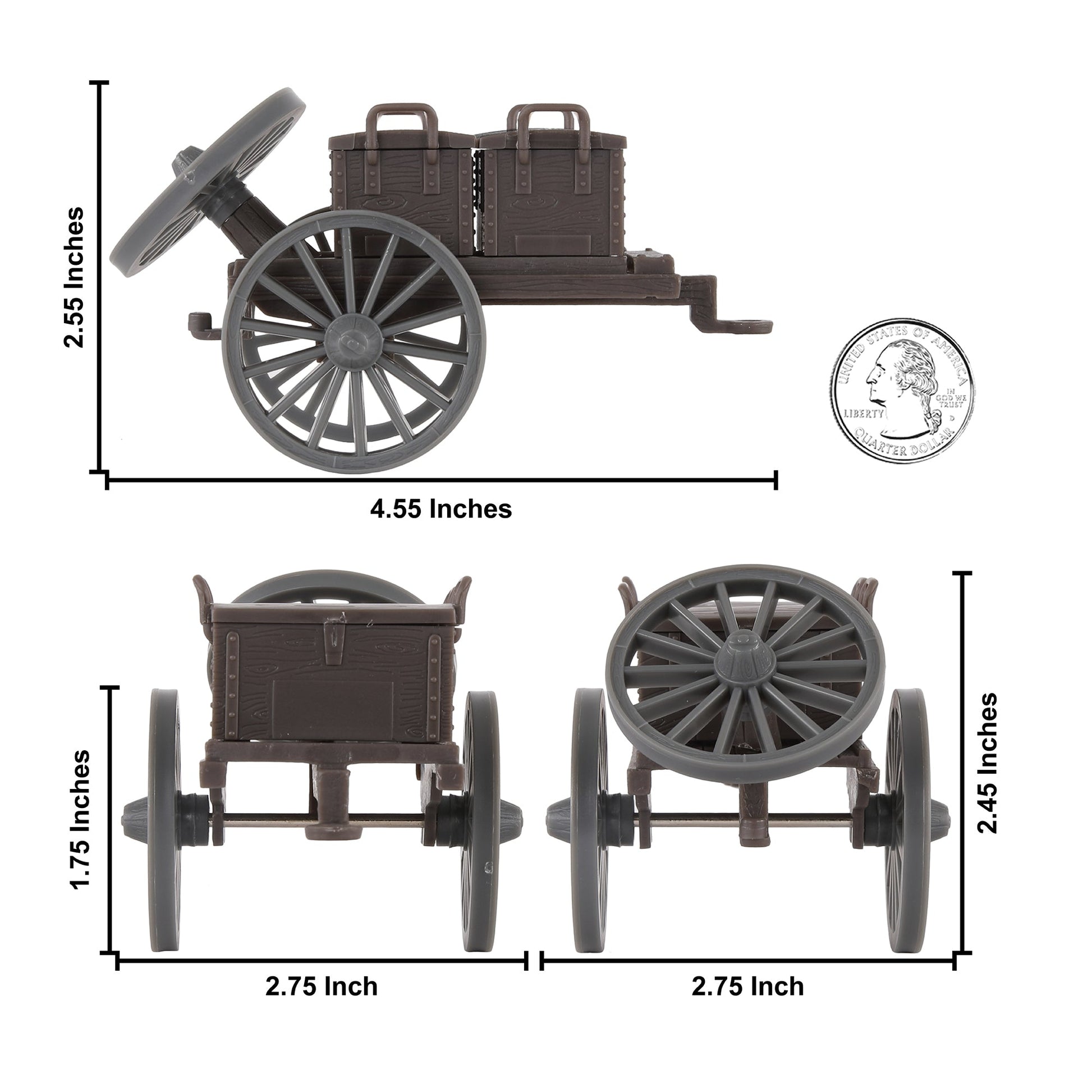 BMC CTS American Civil War Artillery Caisson Wagon Scale
