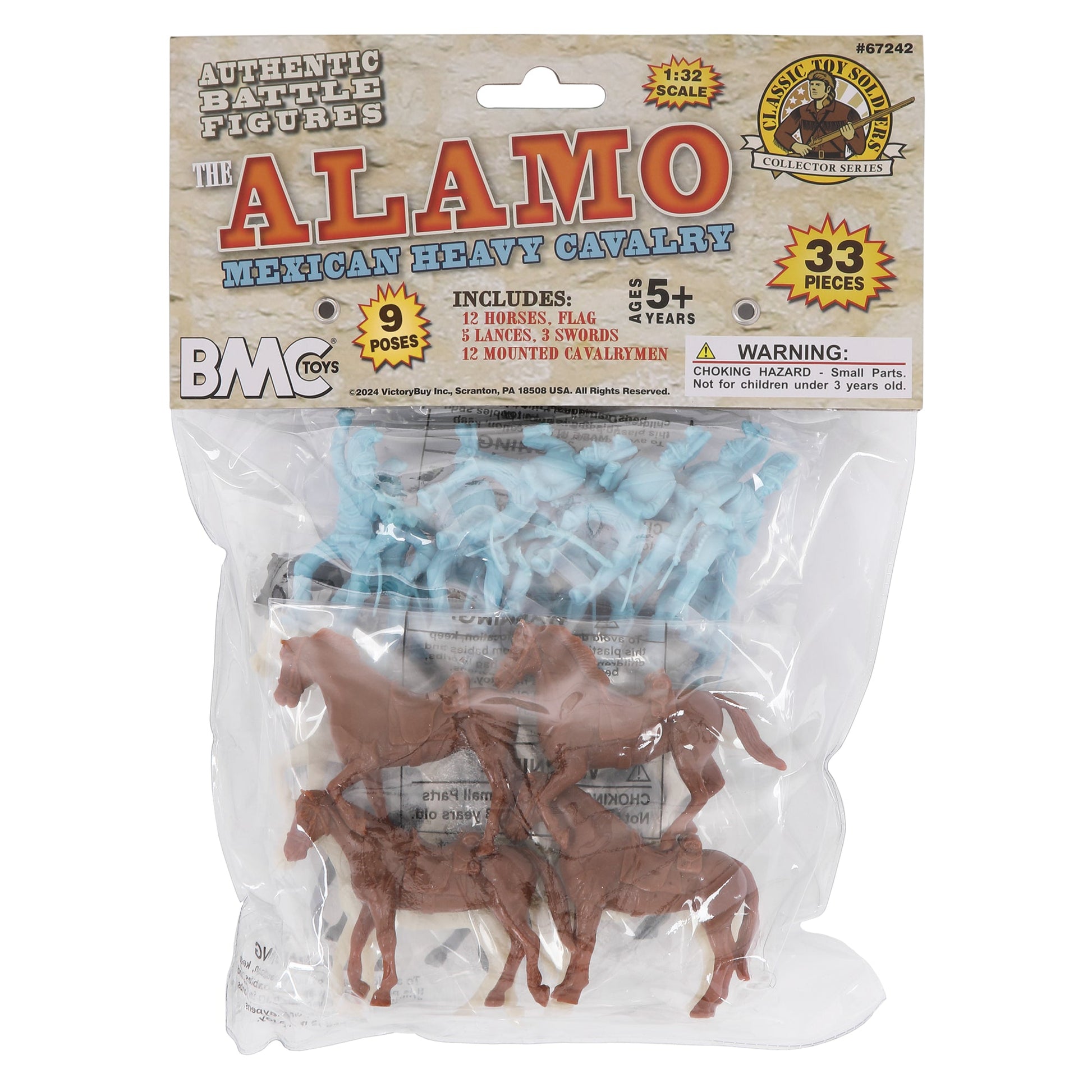 BMC CTS Alamo Heavy Cavalry Figure Set Powder Blue Header Card Art