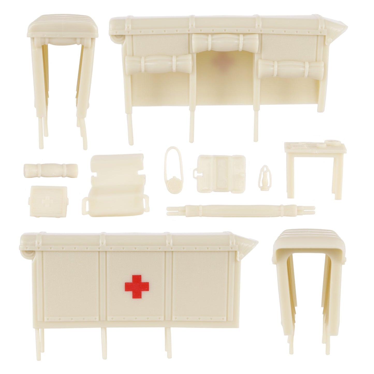 BMC CTS American Civil War Ambulance Wagon Tops and Accessories Close Up View