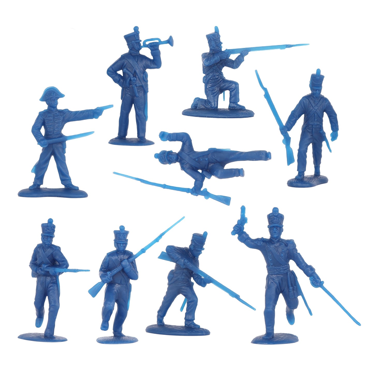 BMC CTS Waterloo French Infantry Blue 29pc Close Up View A