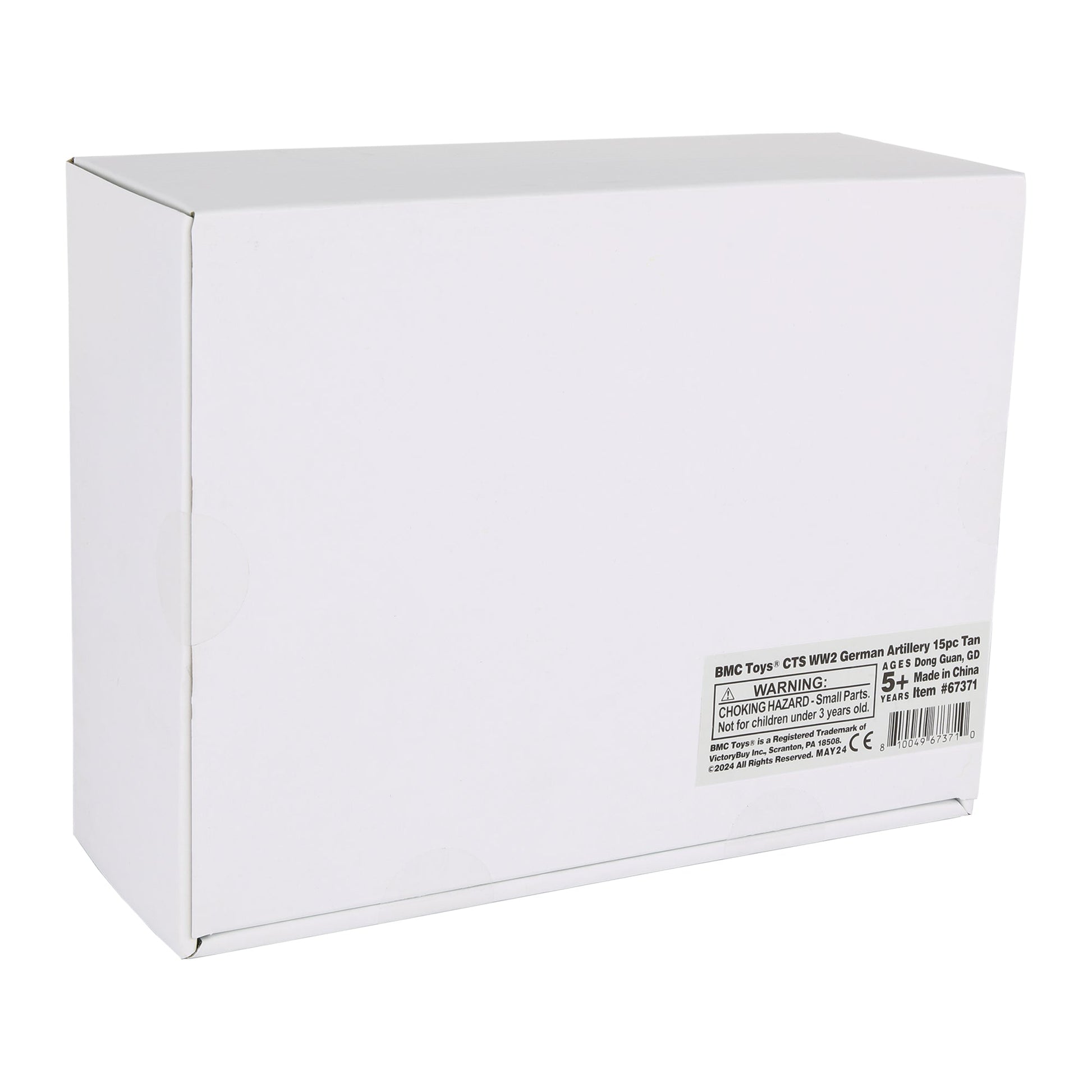 BMC Toys Classic Toy Soldiers WW2 German Artillery Gray Playset Accessories Package