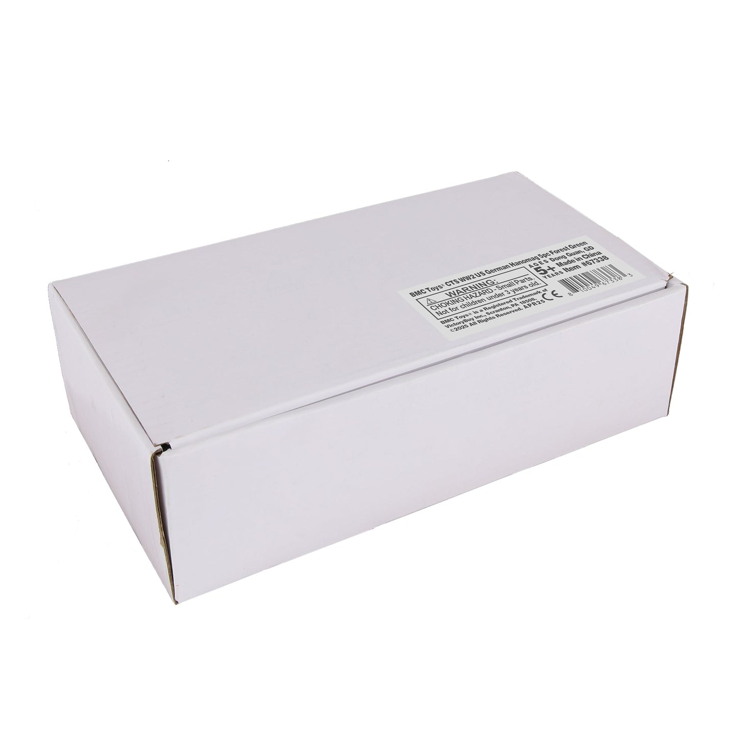 BMC Toys Classic Toy Soldiers WW2 Tank German Panzer Tank Forest-Green Color Box