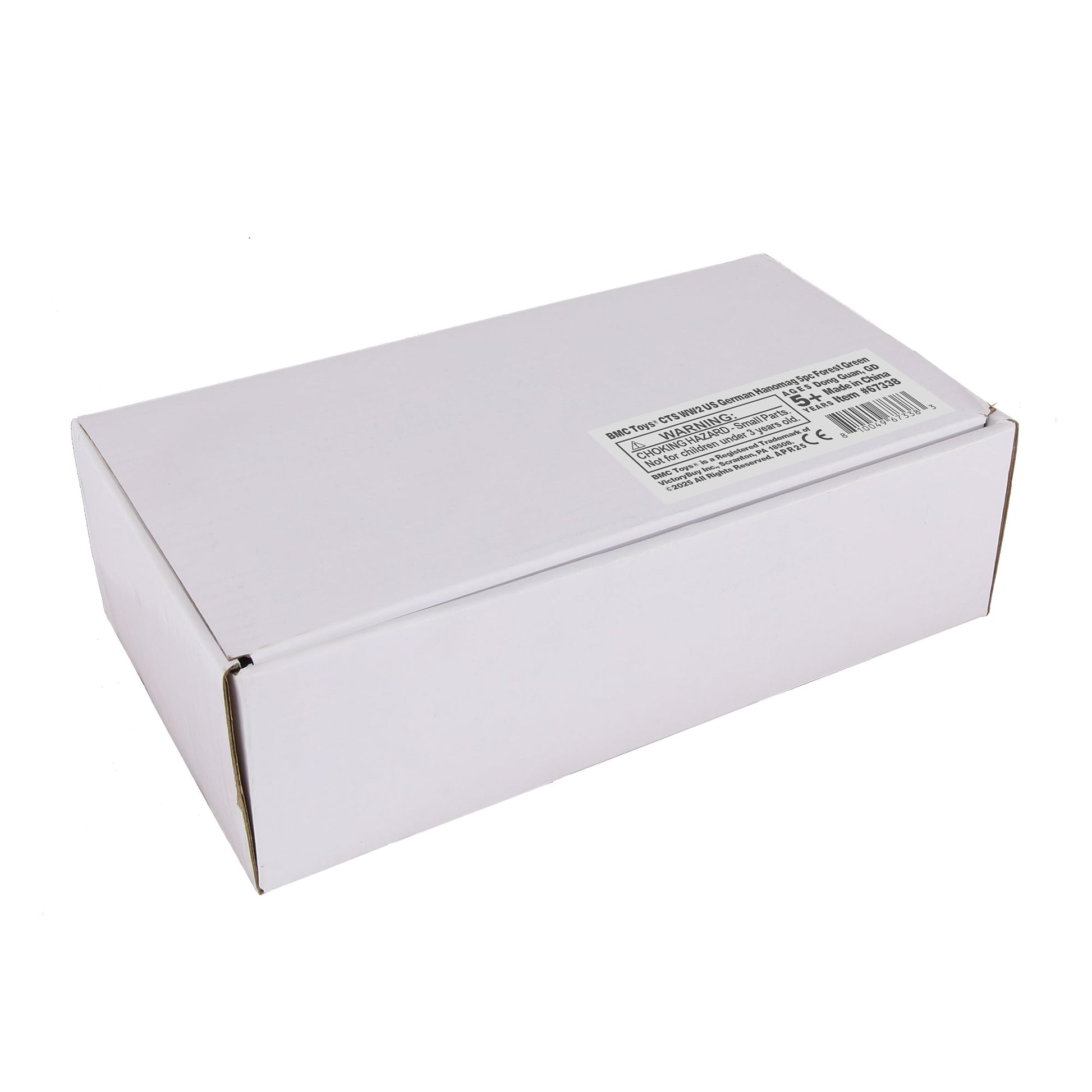 BMC Toys Classic Toy Soldiers WW2 Tank German Panzer Tank Forest-Green Color Box