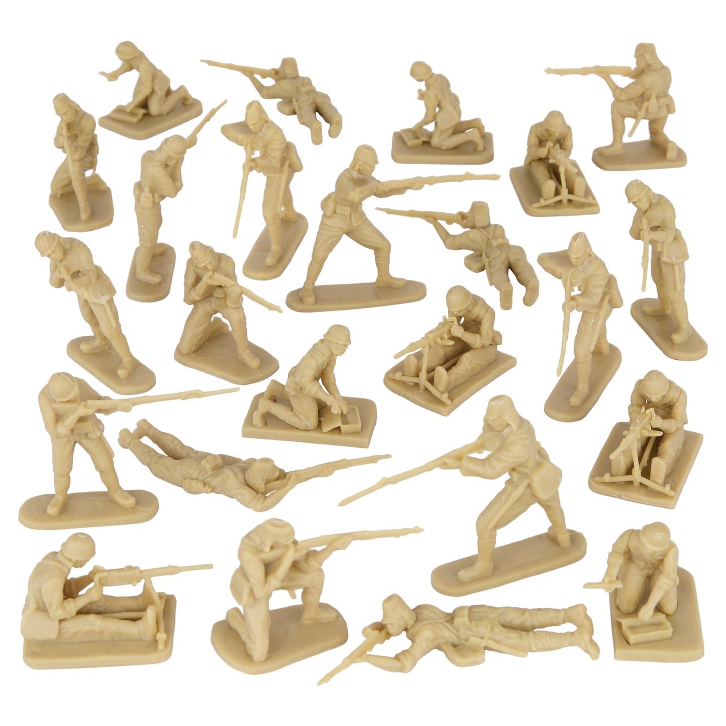 BMC Toys Classic Toy Soldiers WW2 Japanese Figures Tan Vignette