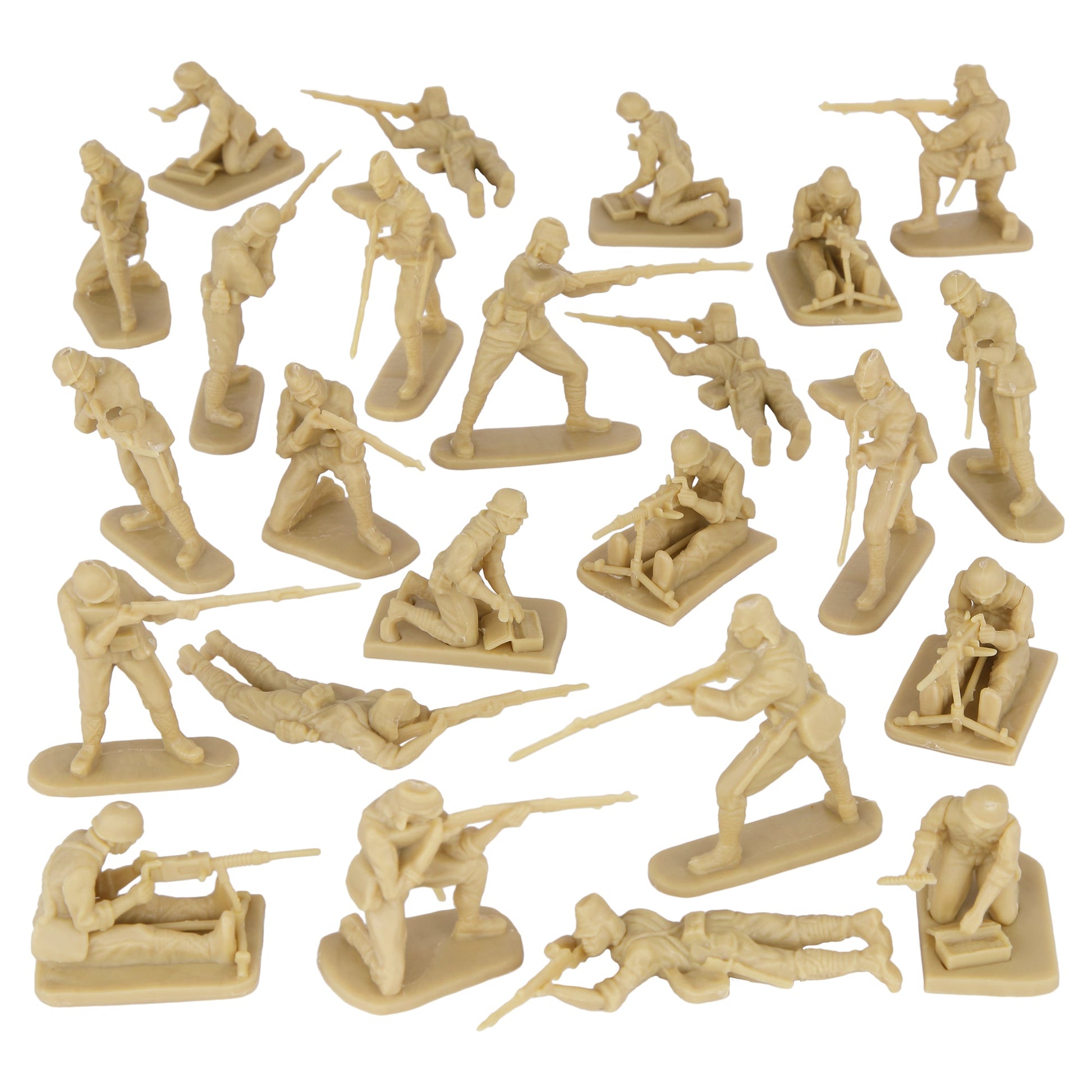 BMC Toys Classic Toy Soldiers WW2 Japanese Figures Tan Vignette