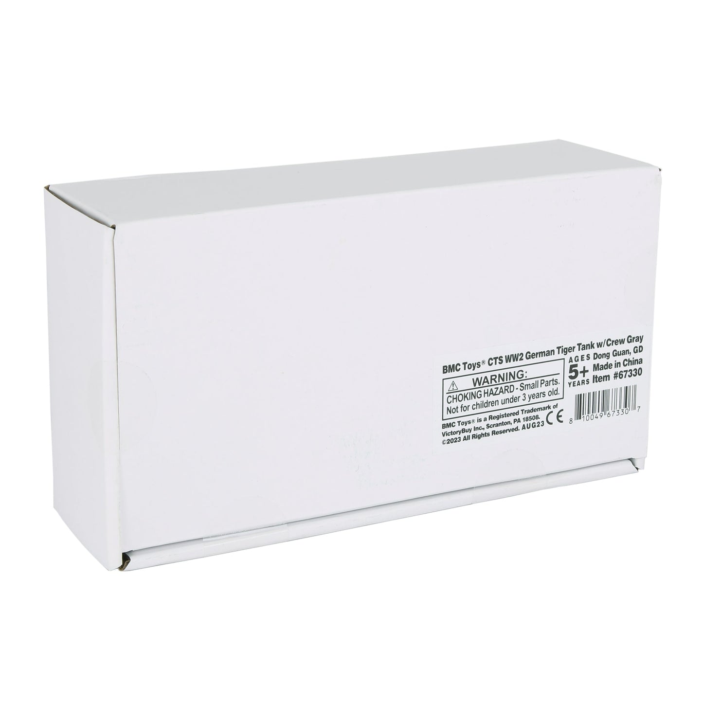 BMC Toys Classic Toy Soldiers WW2 Tank German Tiger Tank Gray Package