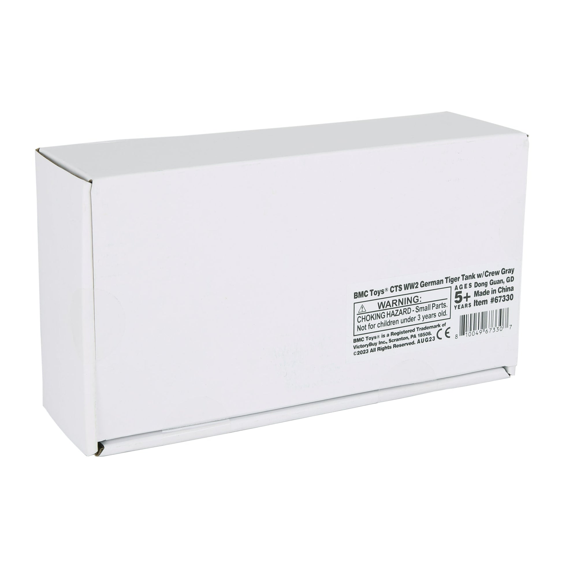 BMC Toys Classic Toy Soldiers WW2 Tank German Tiger Tank Gray Package