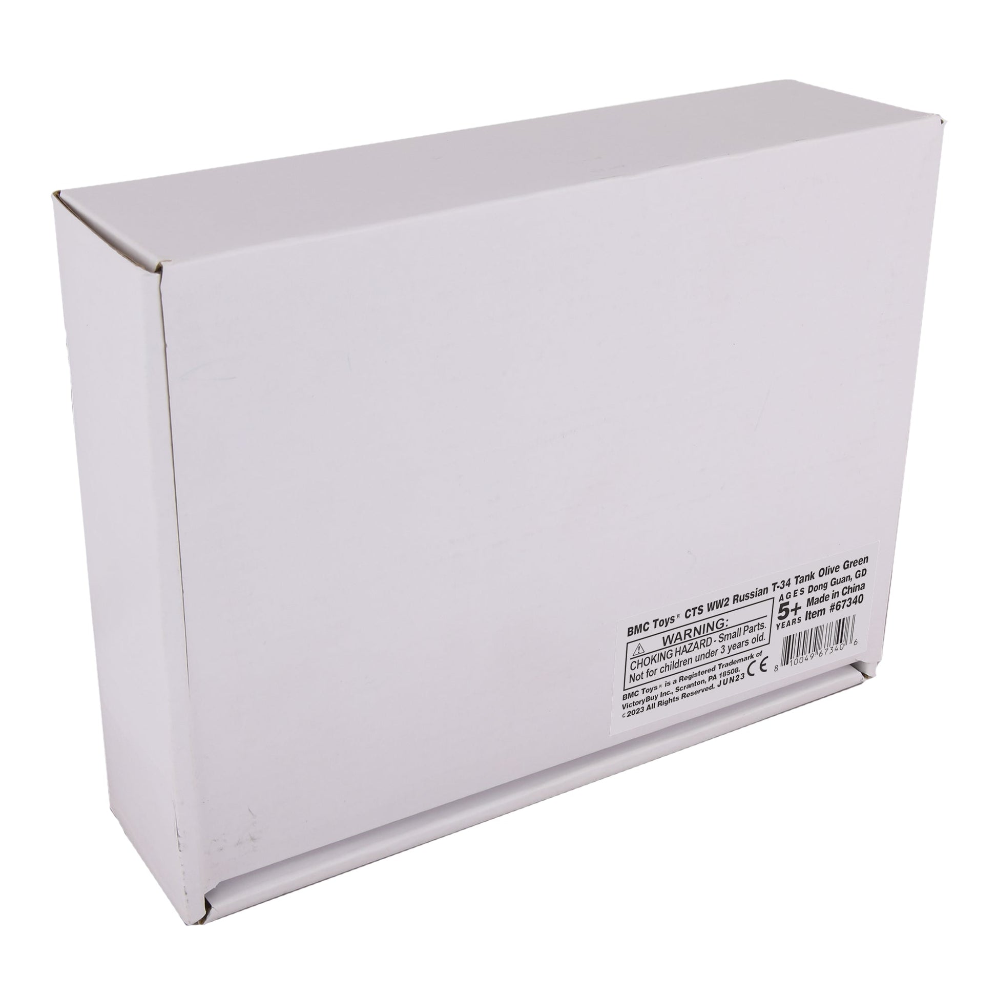 BMC Toys Classic Toy Soldiers WW2 Tank USSR T34 Tank Olive Green Box