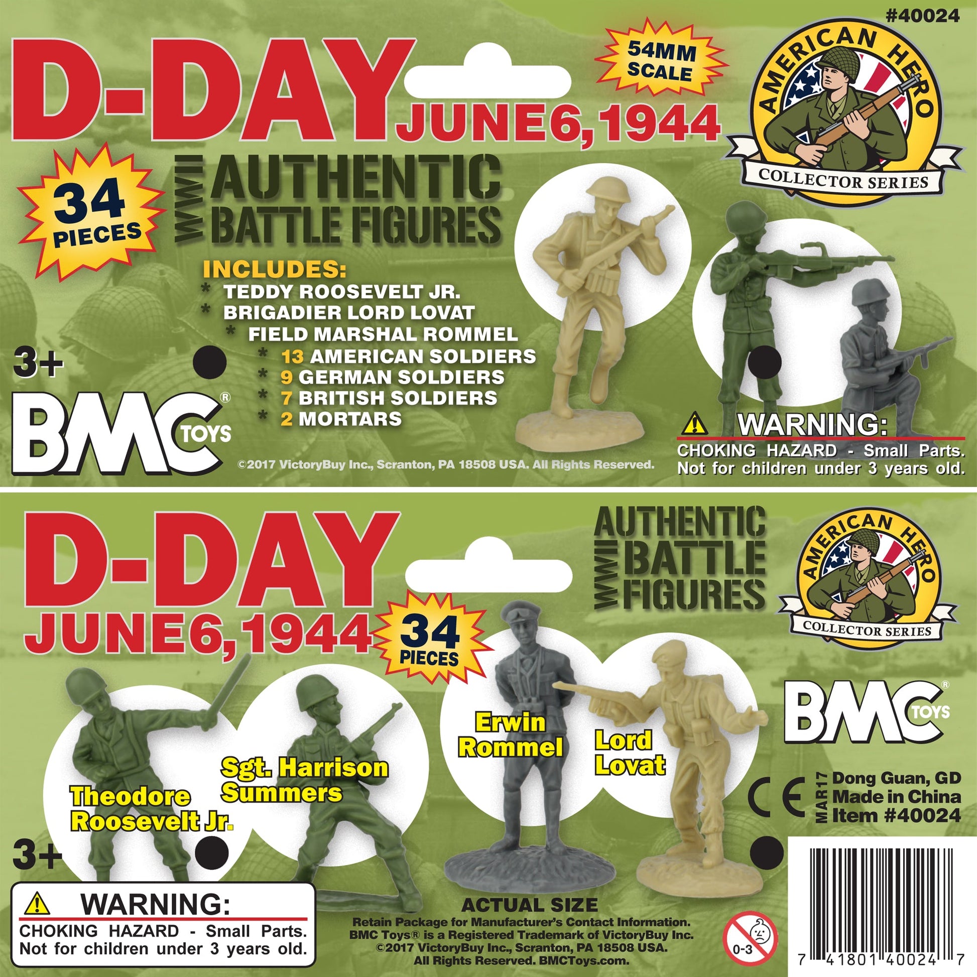 BMC Toys D-Day Header Card