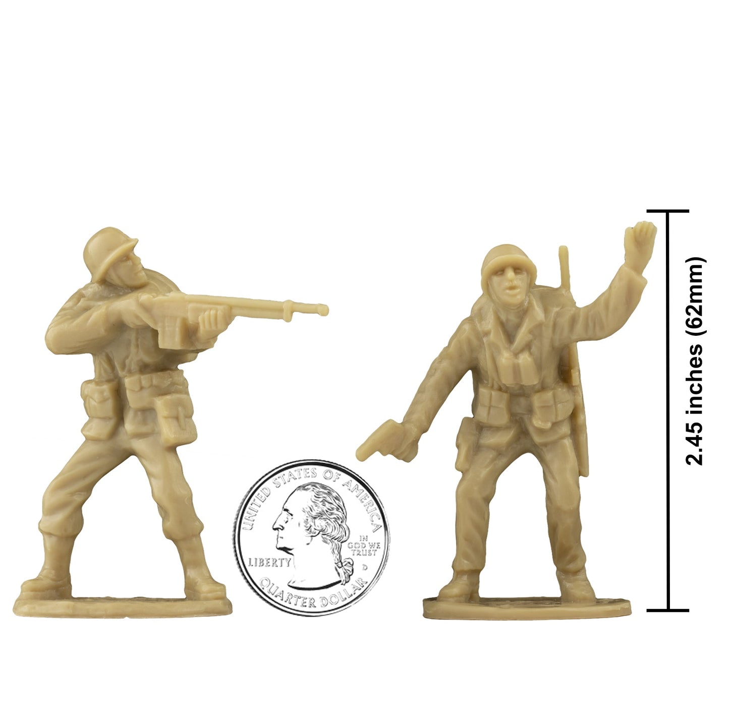 BMC Toys Iwo Jima Marines Tan Scale