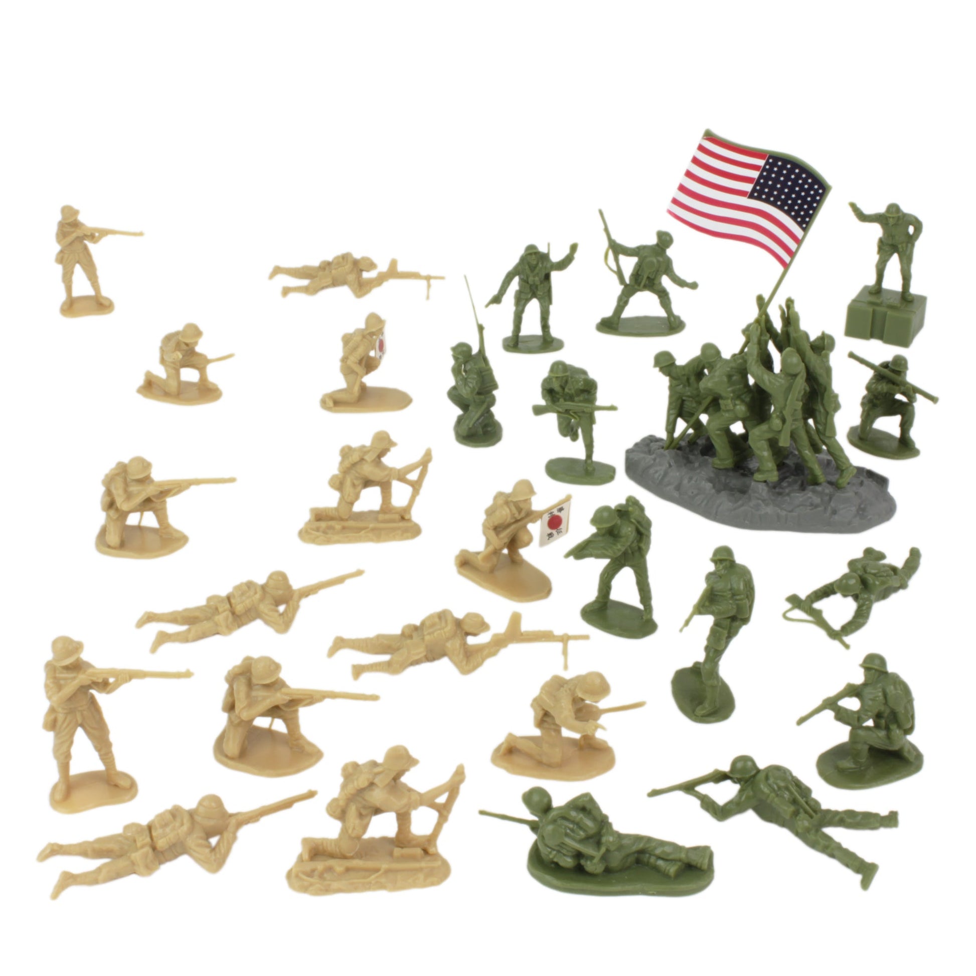 BMC Toys Iwo Jima Tan Olive Vignette