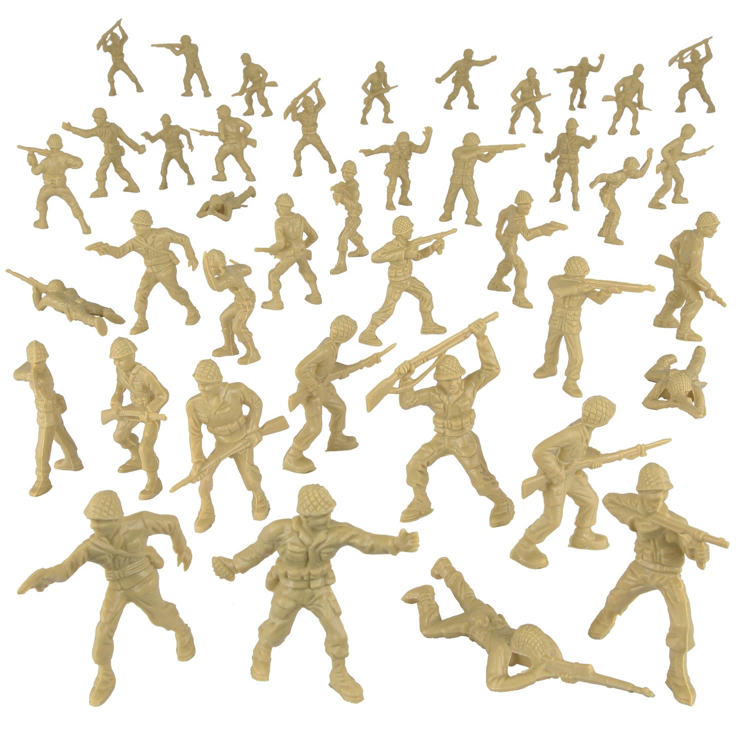 BMC Toys Lido Army Men Figures Tan Vignette