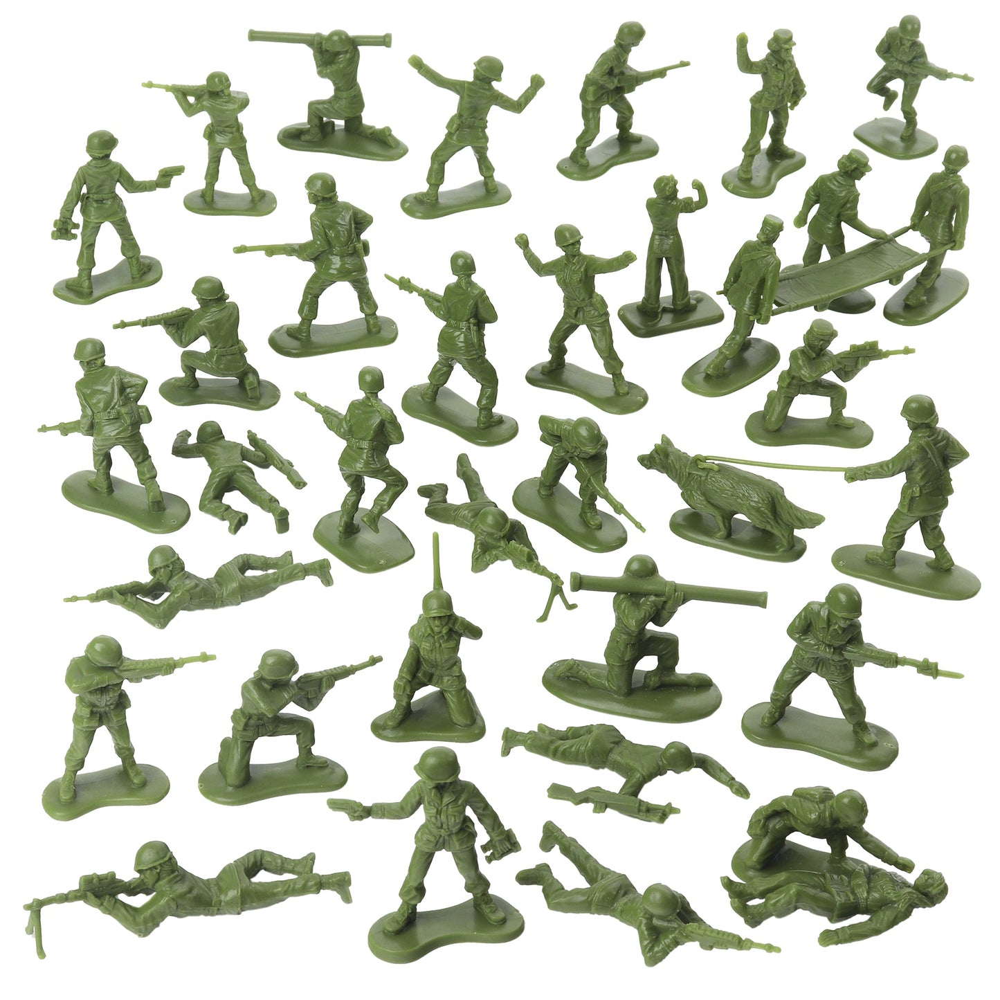 BMC Toys Plastic Army Women OD Green Vignette