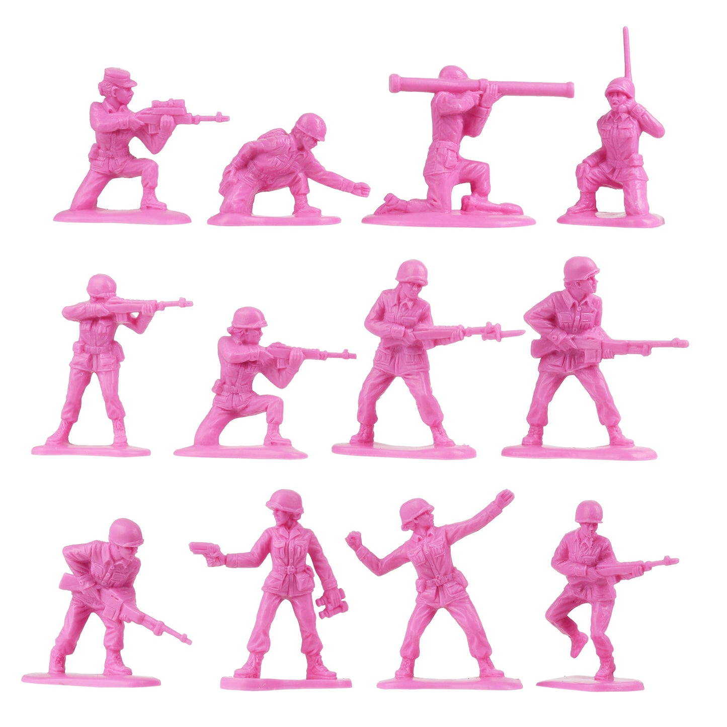 BMC Toys Plastic Army Women Pink A