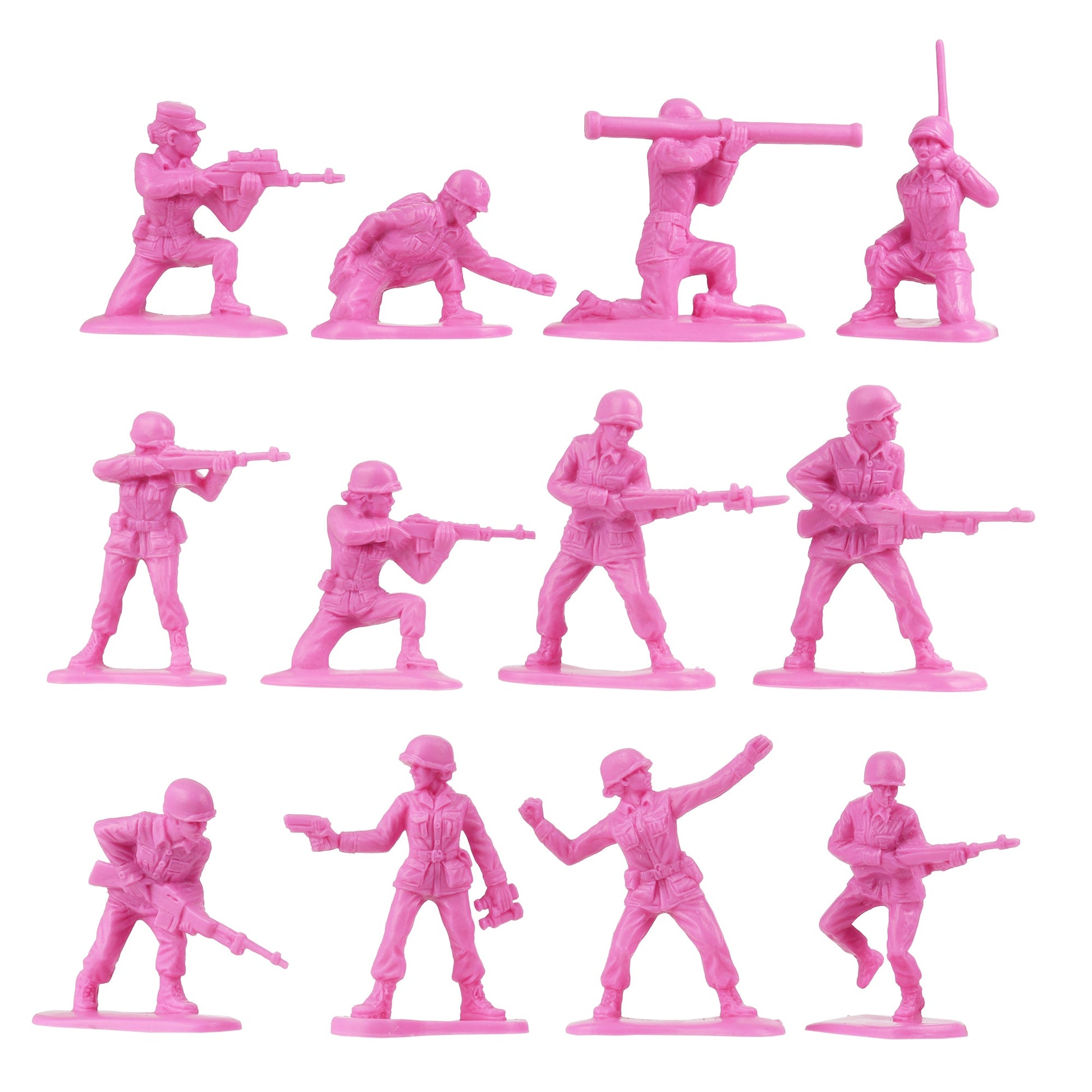 BMC Toys Plastic Army Women Pink A