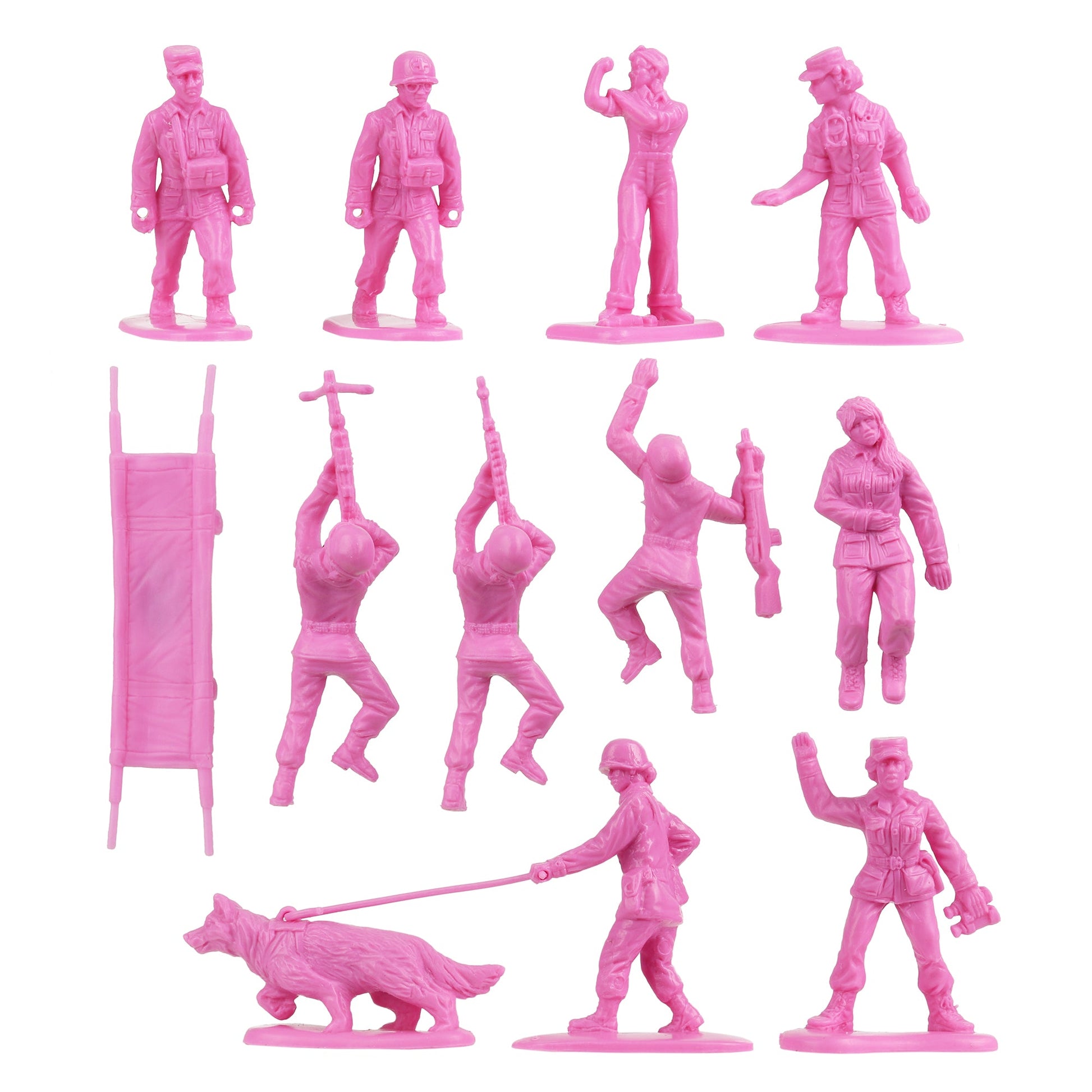 BMC Toys Plastic Army Women Pink B