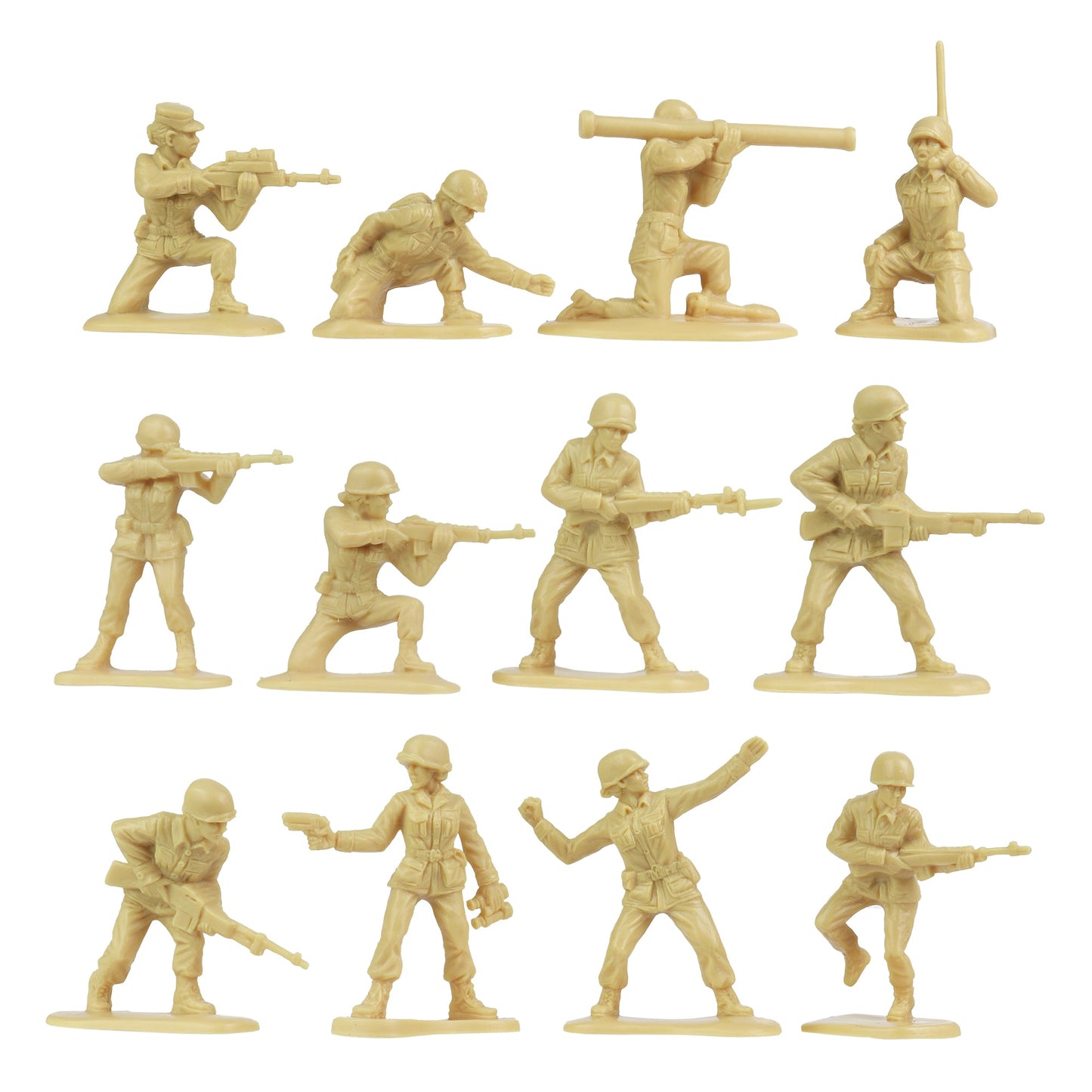 BMC Toys Plastic Army Women Tan A