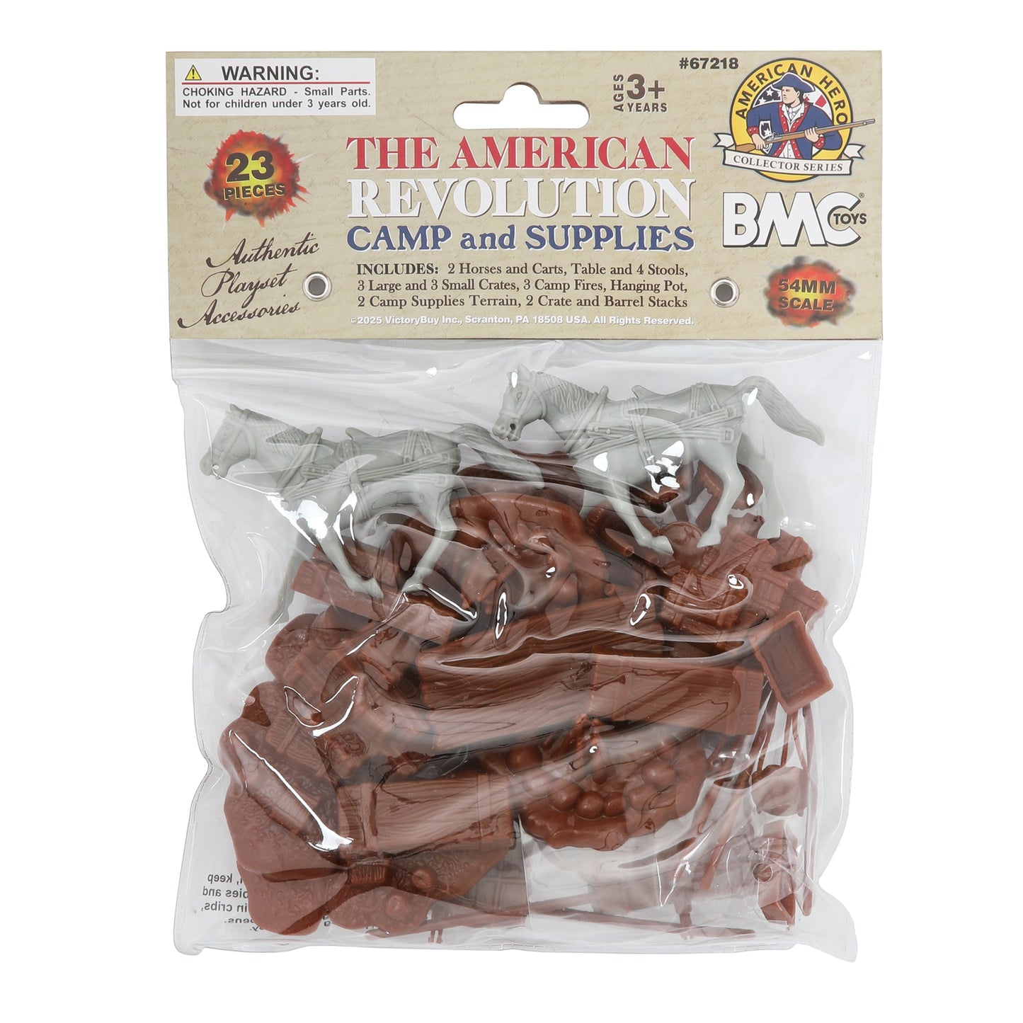 BMC Toys ARW Camp and Supplies Brown Color Playset Accessories Package