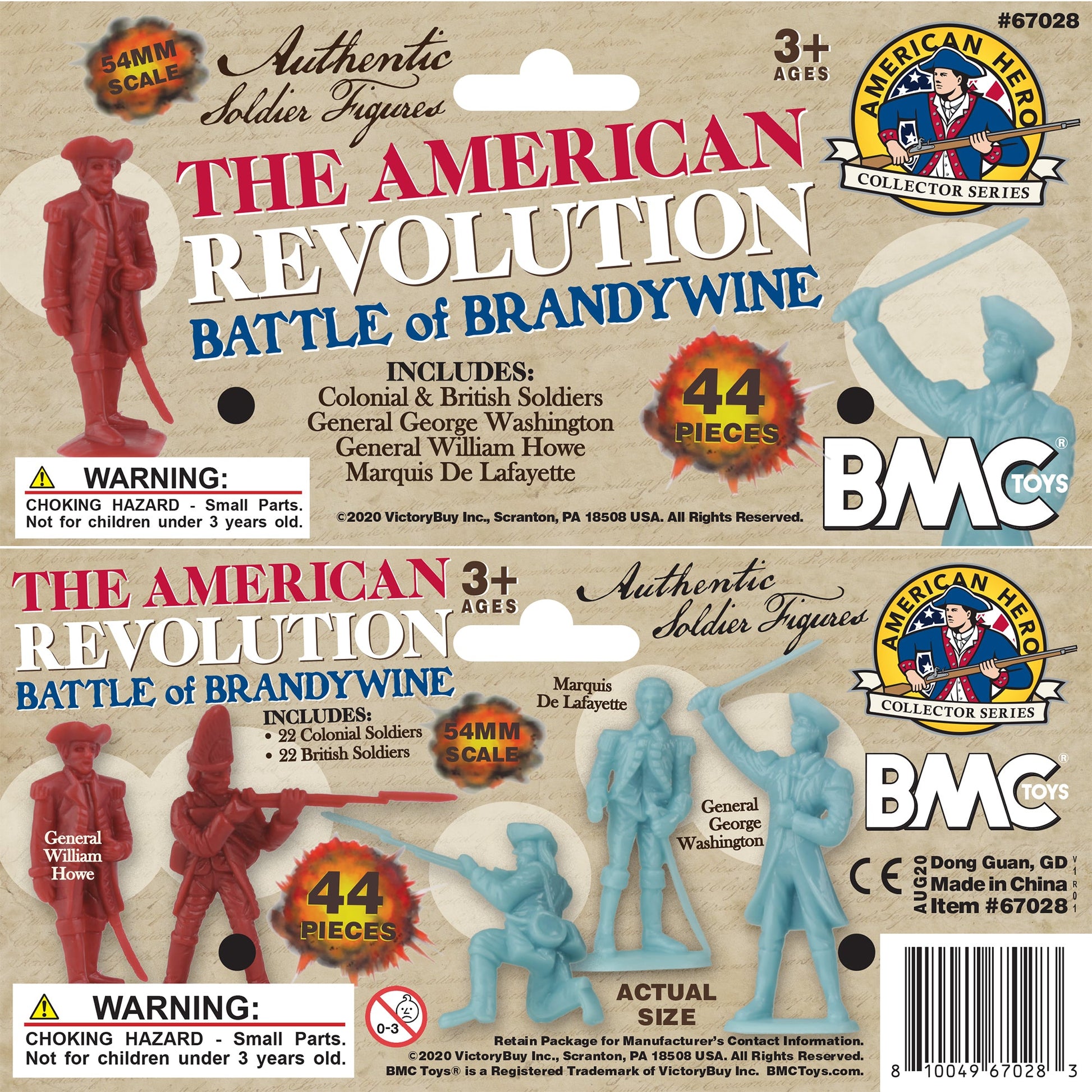 BMC Toys American Revolutionary War Brandywine Header Card