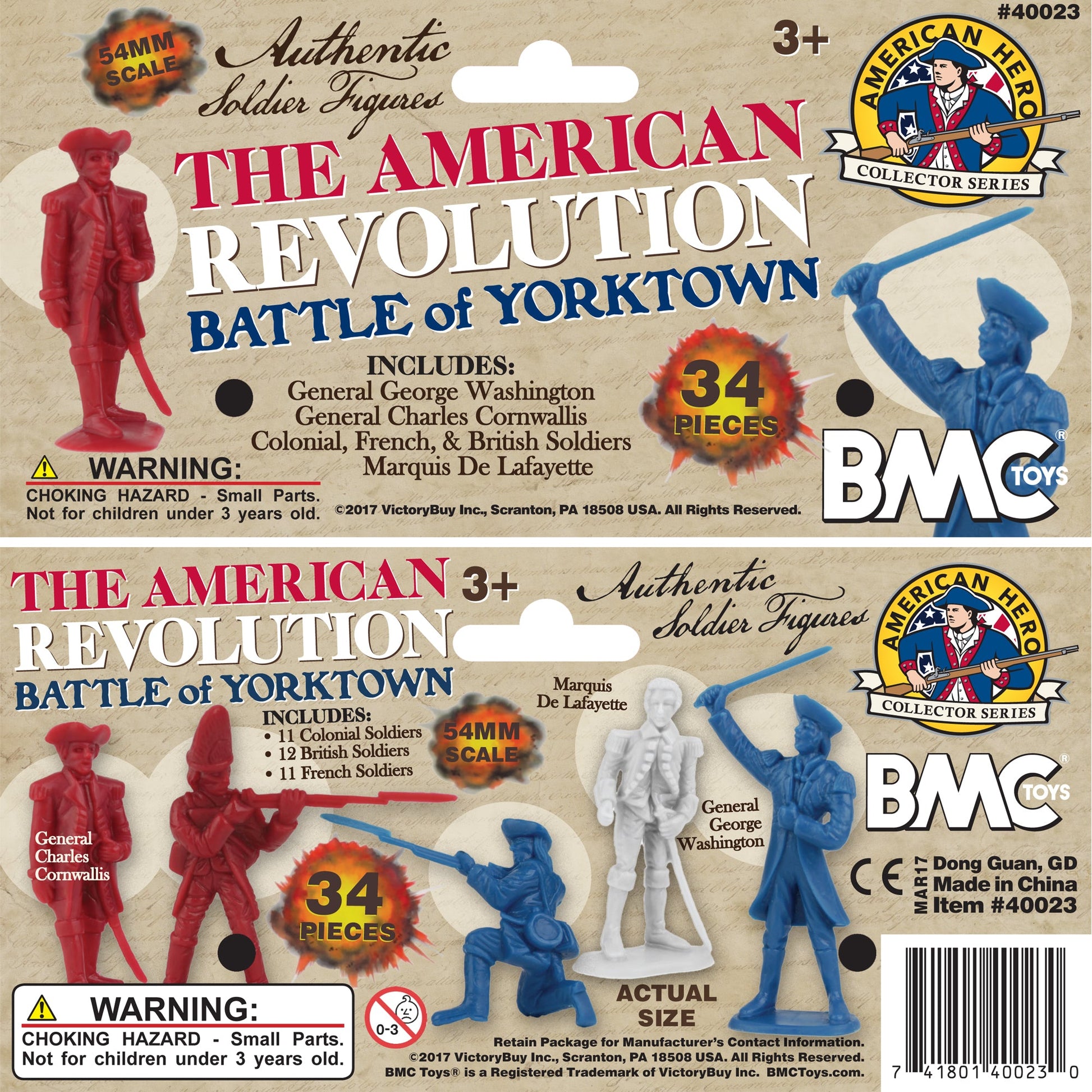 BMC Toys American Revolutionary War Header Card