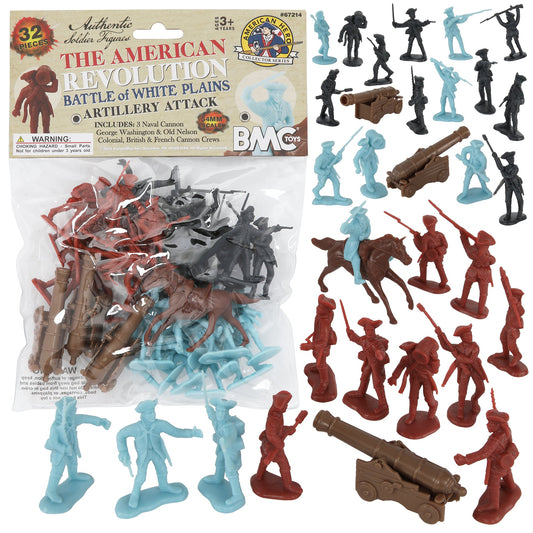 BMC Toys American Revolutionary War Battle of White Plains Artillery Crews Main Image