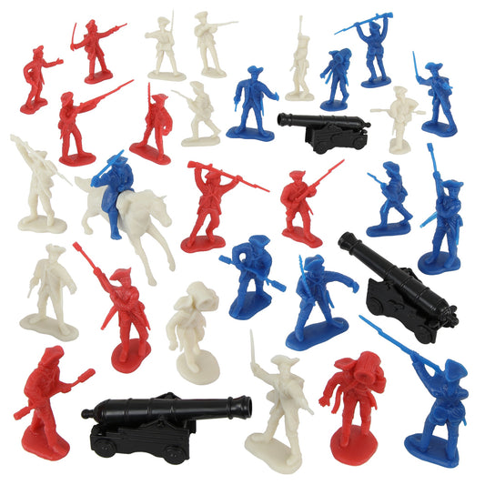 BMC Toys American Revolutionary War Battle of Yorktown Artillery Attack 32pc Set Vignette