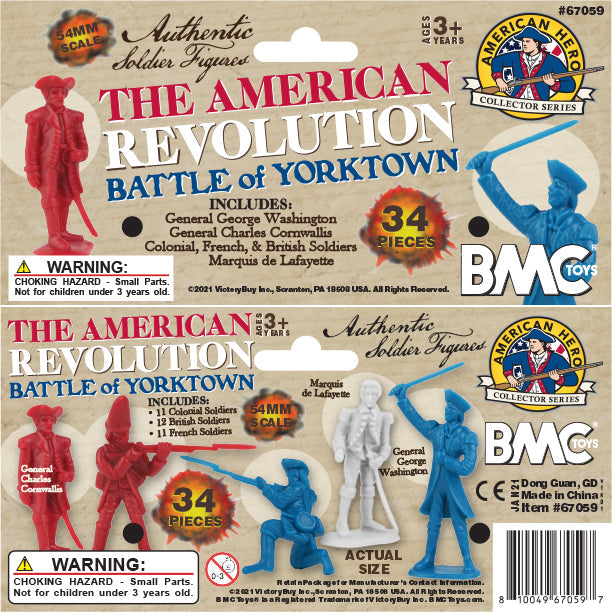 BMC Toys American Revolutionary War Yorktown Header Card