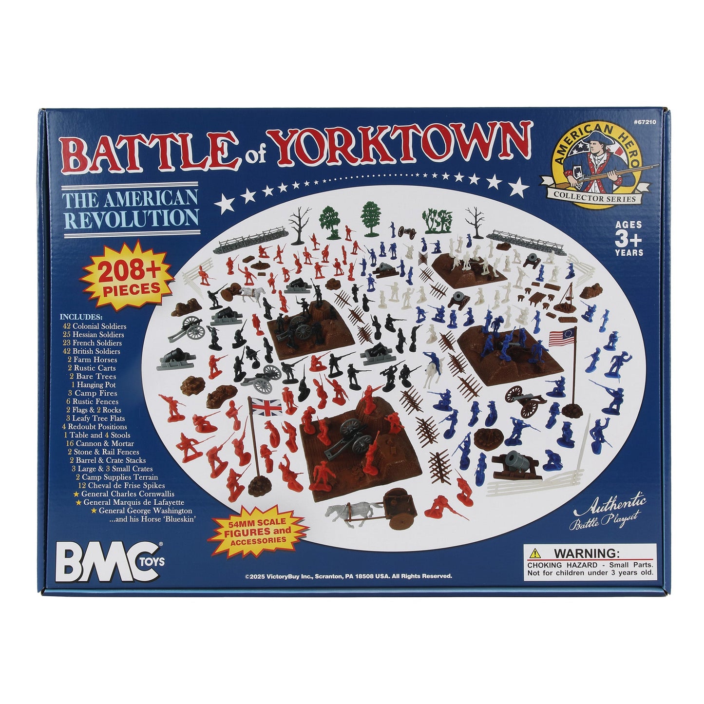 BMC American Revolutionary War Battle of Yorktown 208 Piece Playset Box Top